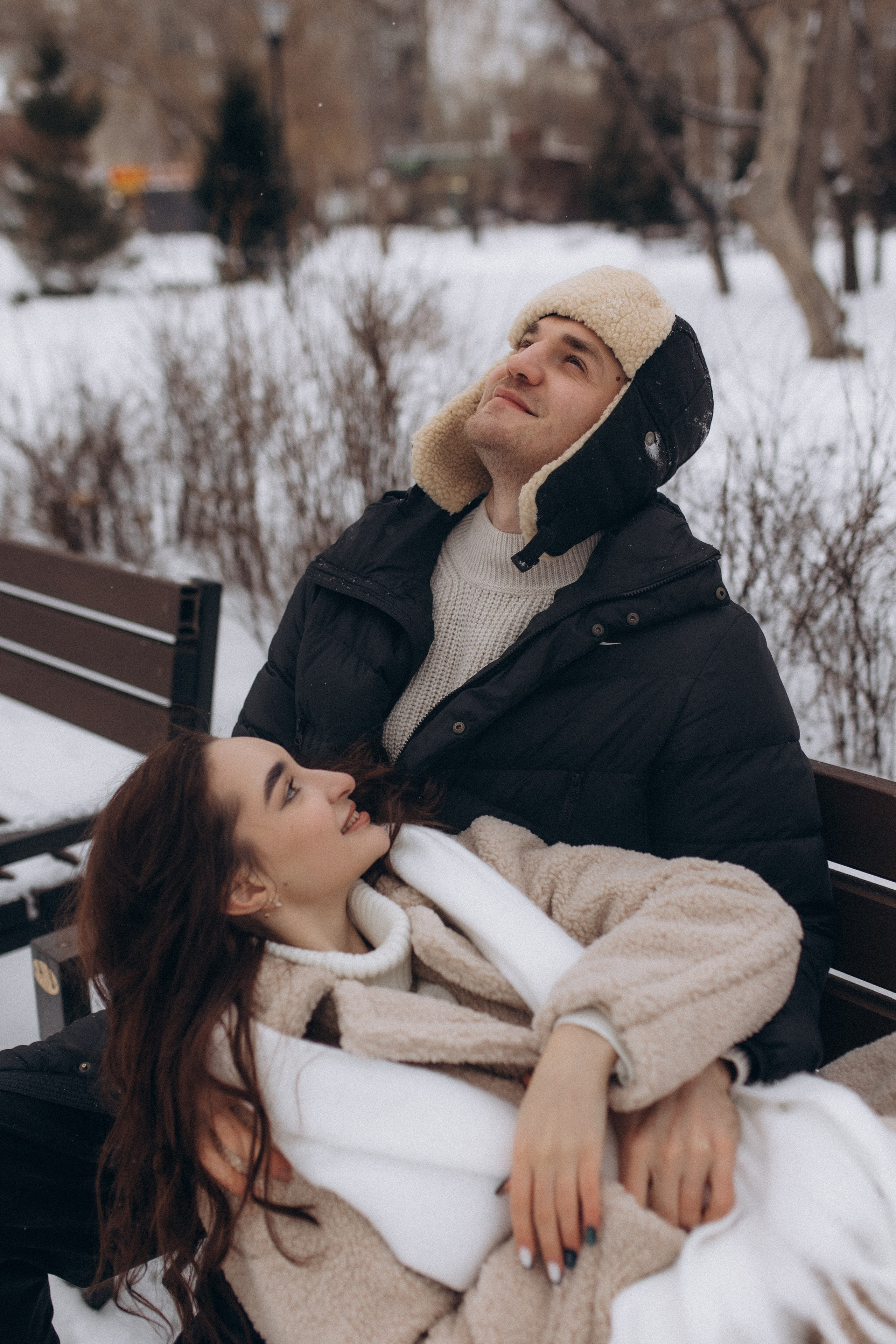 Зимняя история любви. Семейный фотограф lifestyle в Новосибирске Елена Шпилевая