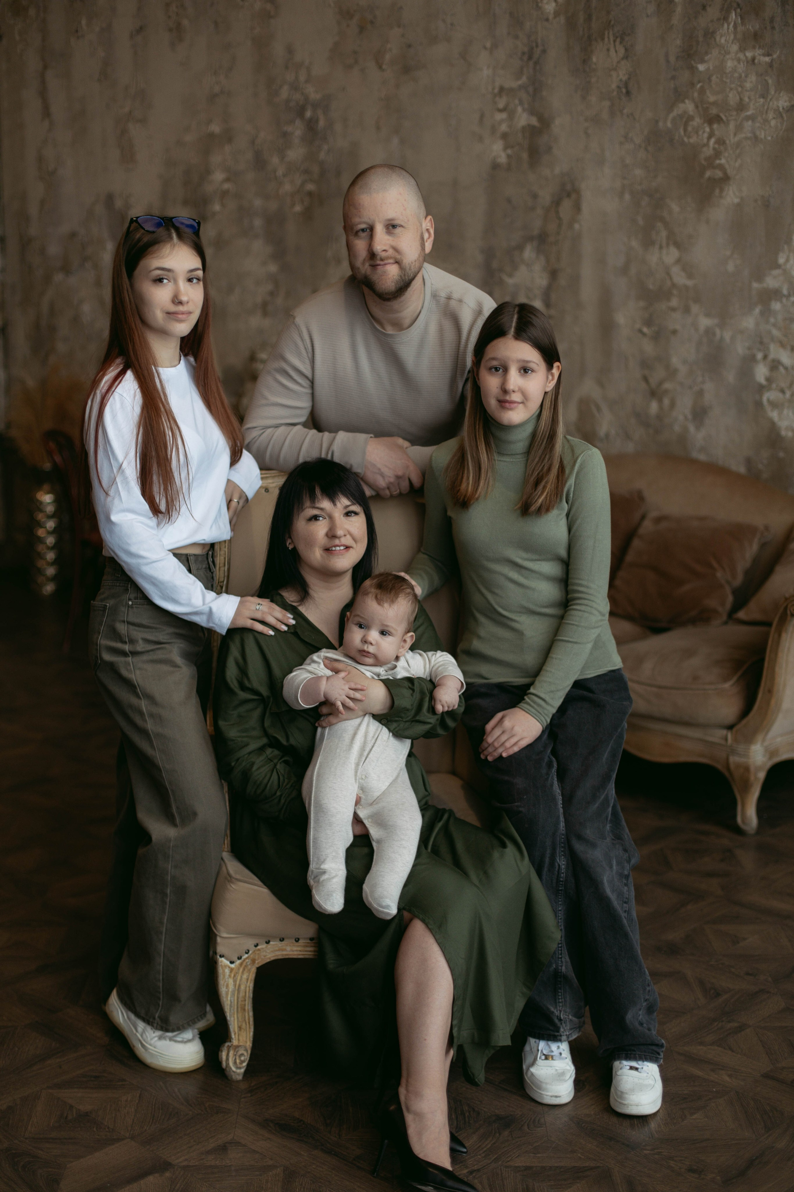 Катя, Саша и дети. Семейный фотограф Гульцовская Екатерина