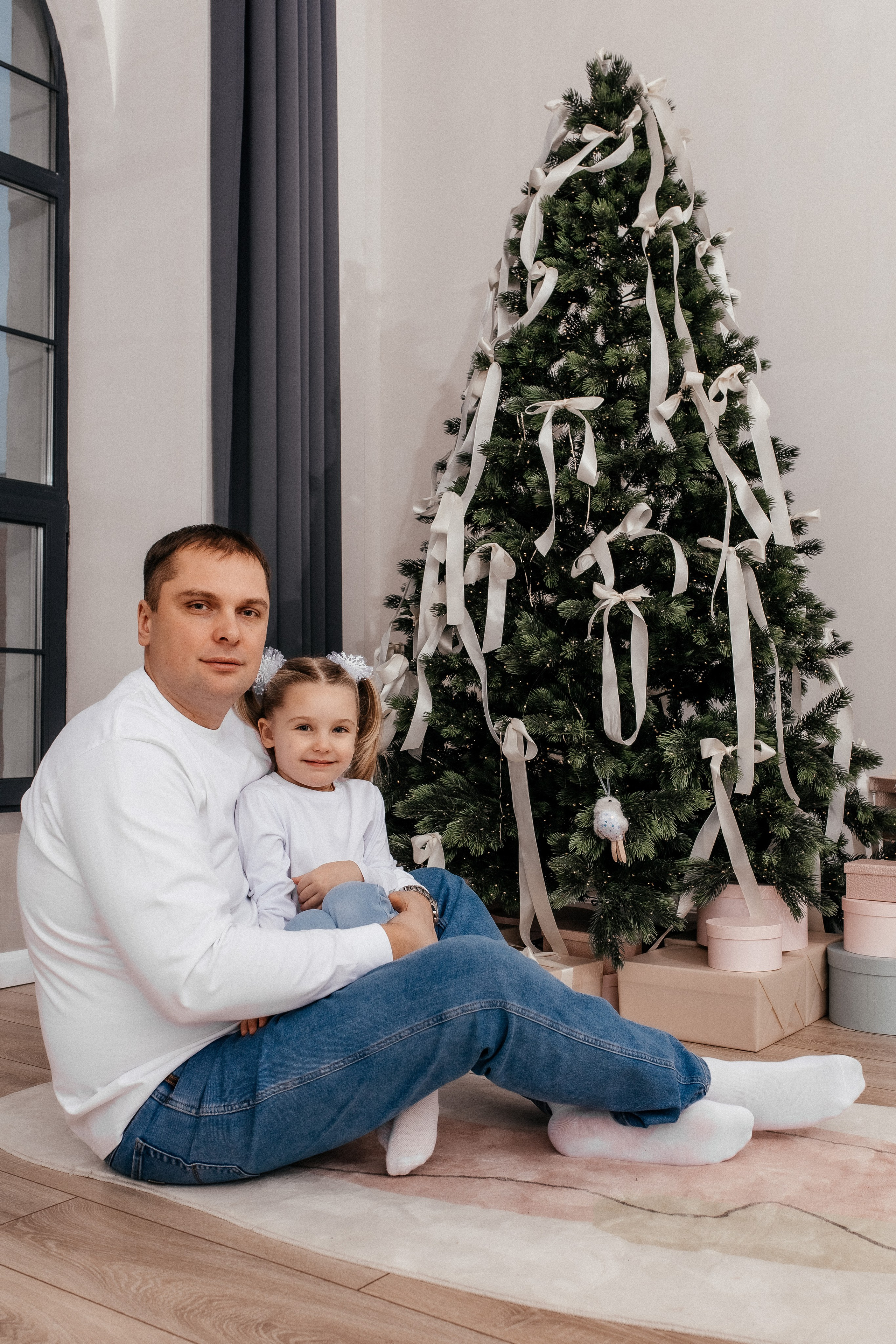 Новогодняя семейная в студии. Профессиональный фотограф, Москва |Видное Елена Елизарова