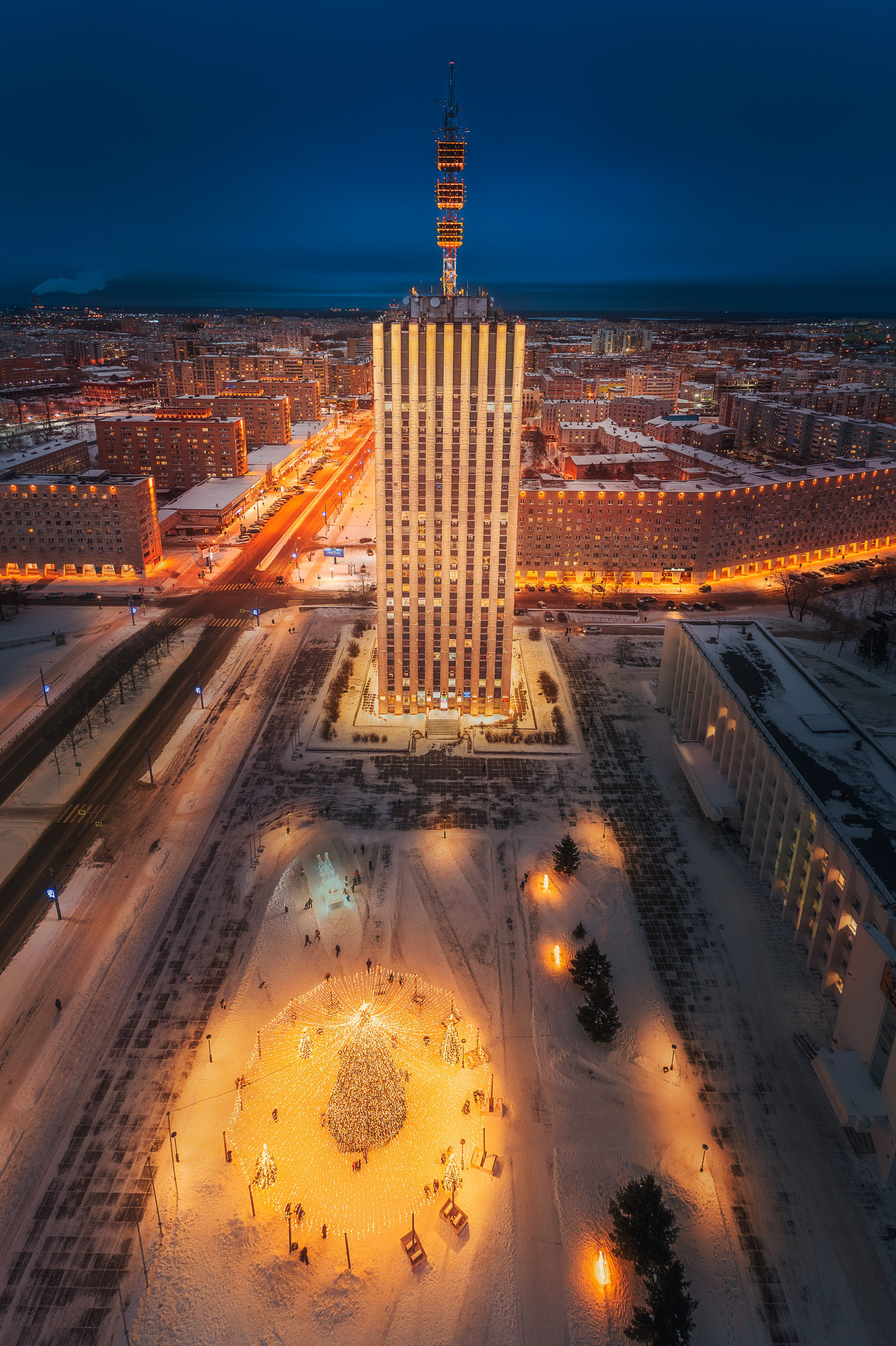Город. Аэросъемка в Архангельске, Александр Ермолин