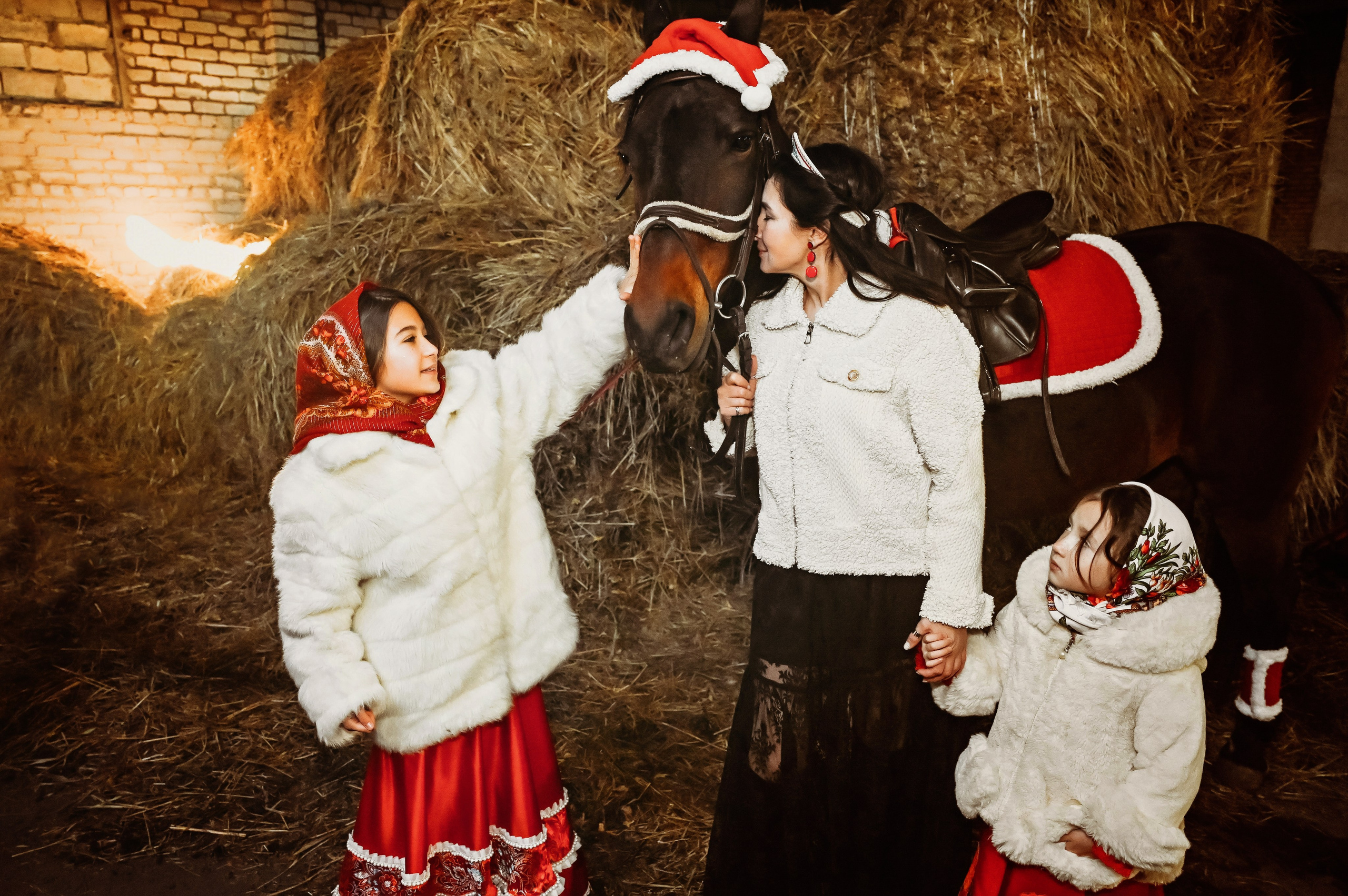 Новогодняя с лошадкой. Детский и семейный фотограф выпускной альбом Приморско-Ахтарск