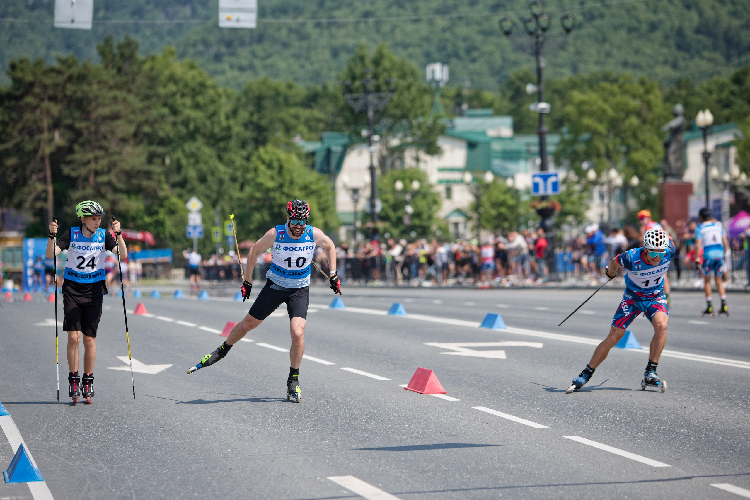 II этап Кубка России по лыжероллерам. Кутузов Евгений Фотограф в Южно-Сахалинске