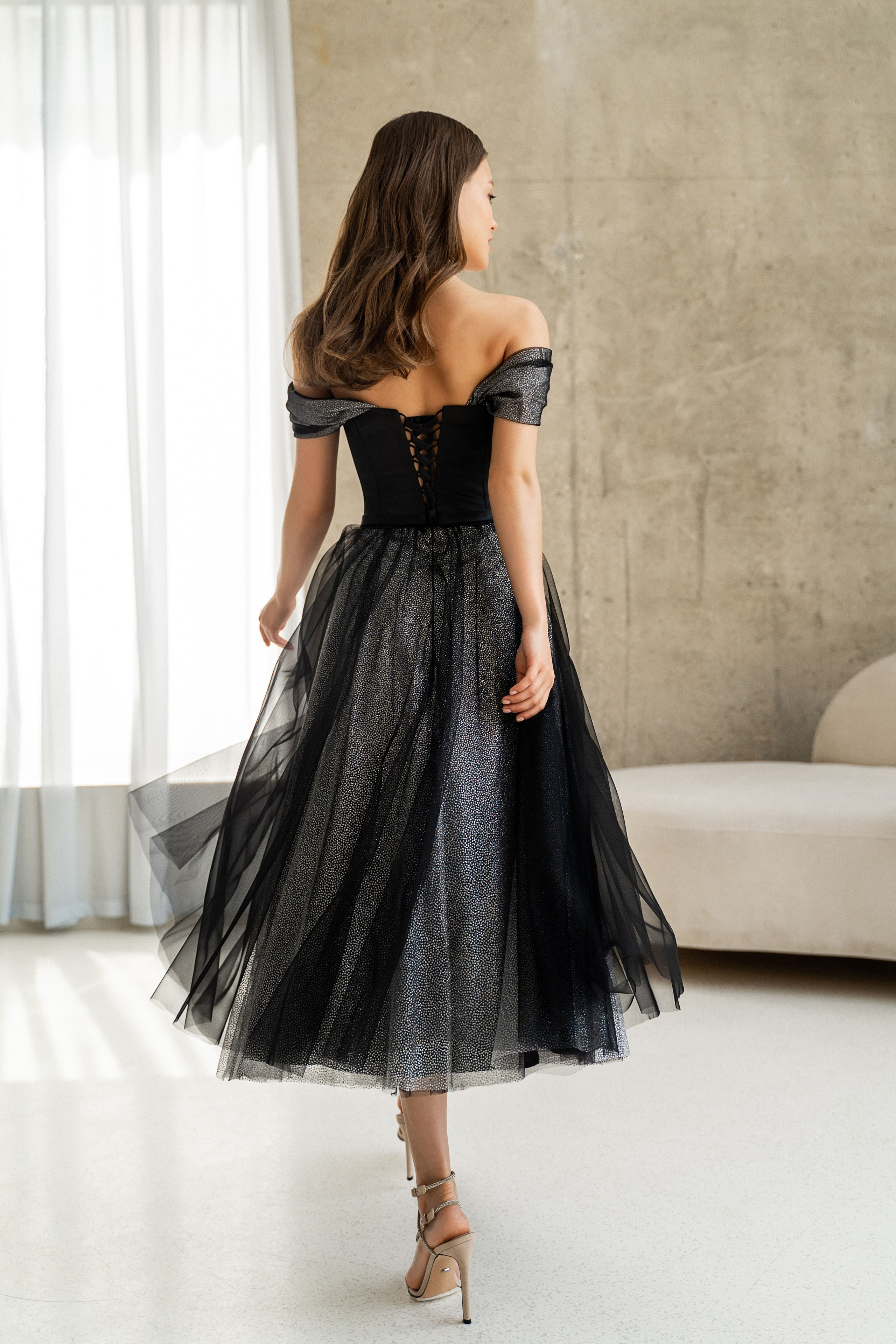 Съемка вечерних платьев NOLLA с Анастасией. Свадебный и портретный фотограф Клипа Максим