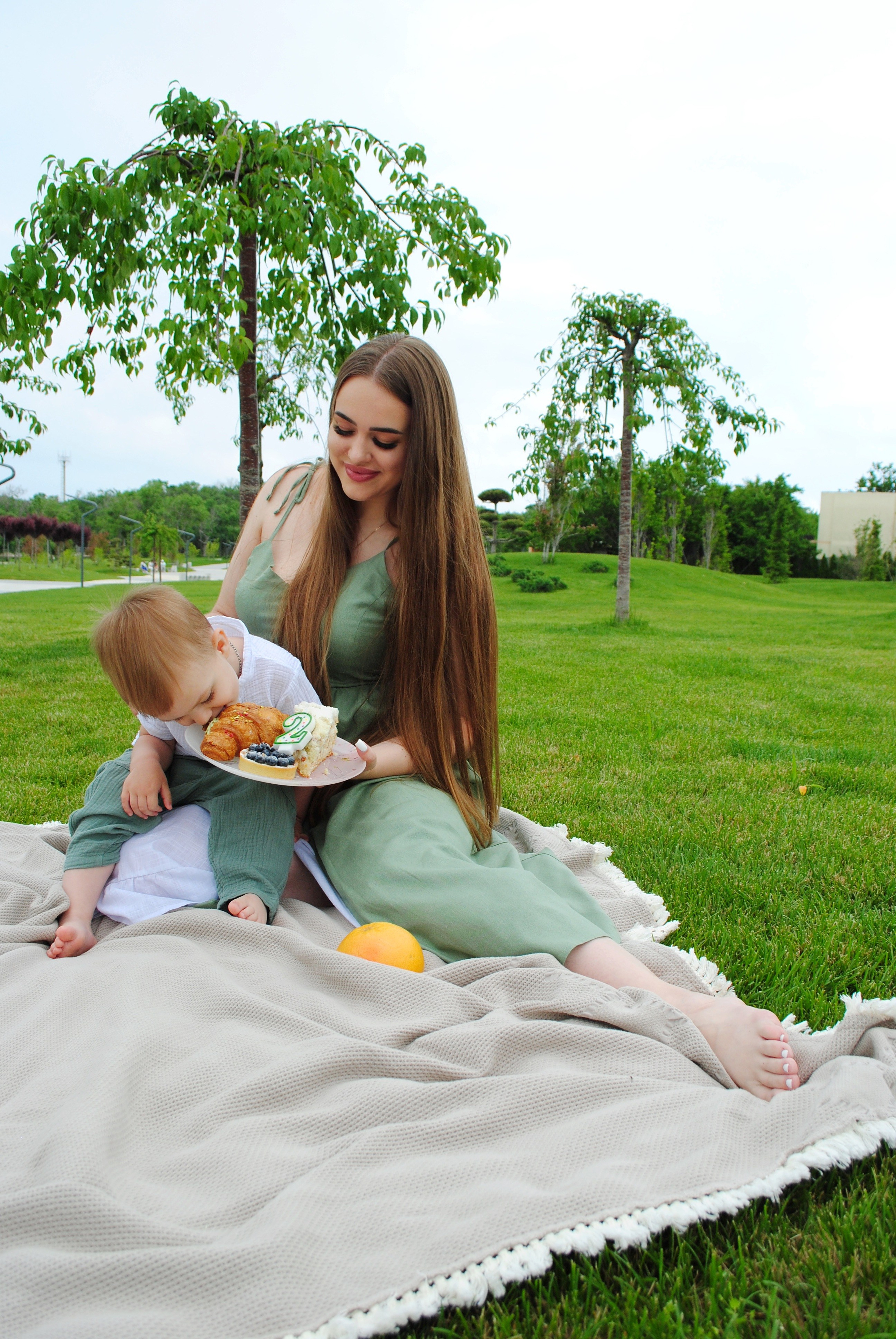 Настя и семья. Фотограф Мария Мусаелян