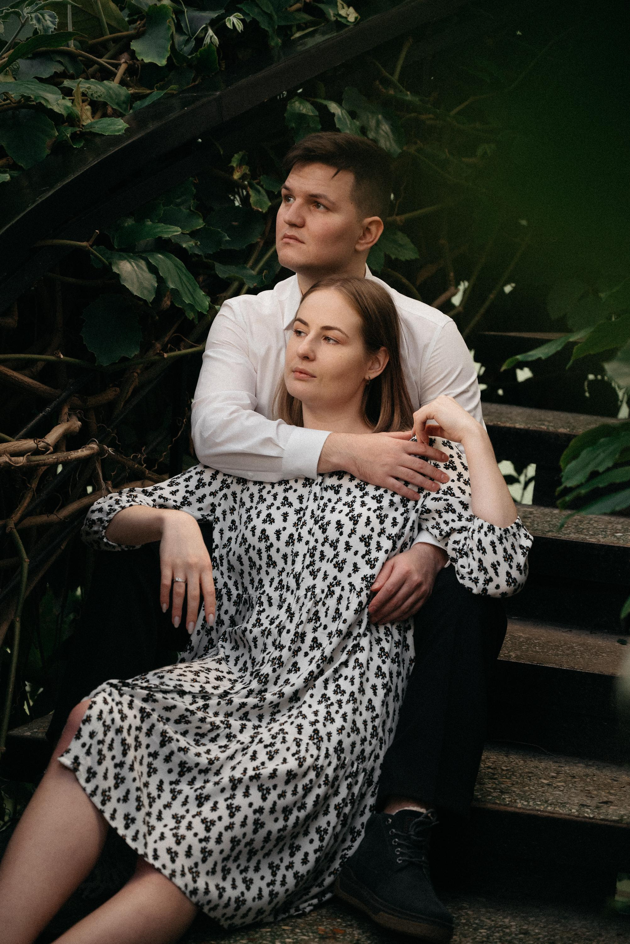 В зимнем саду (Санаторий Металлург). Свадебный фотограф Ижевск Петр Шишков