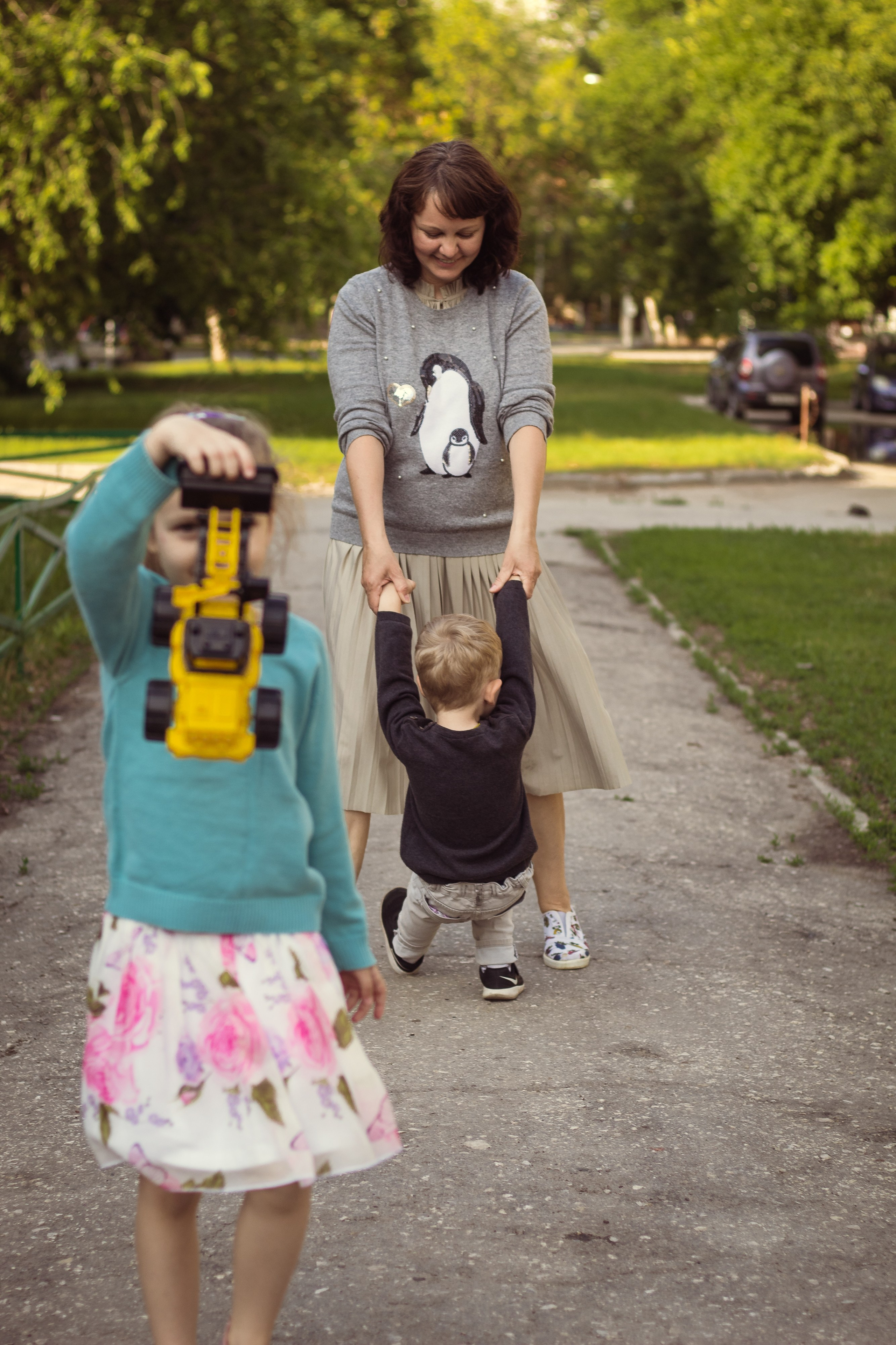 Анна, Настюша и Кирюша. Фотограф Дарина Фельдман