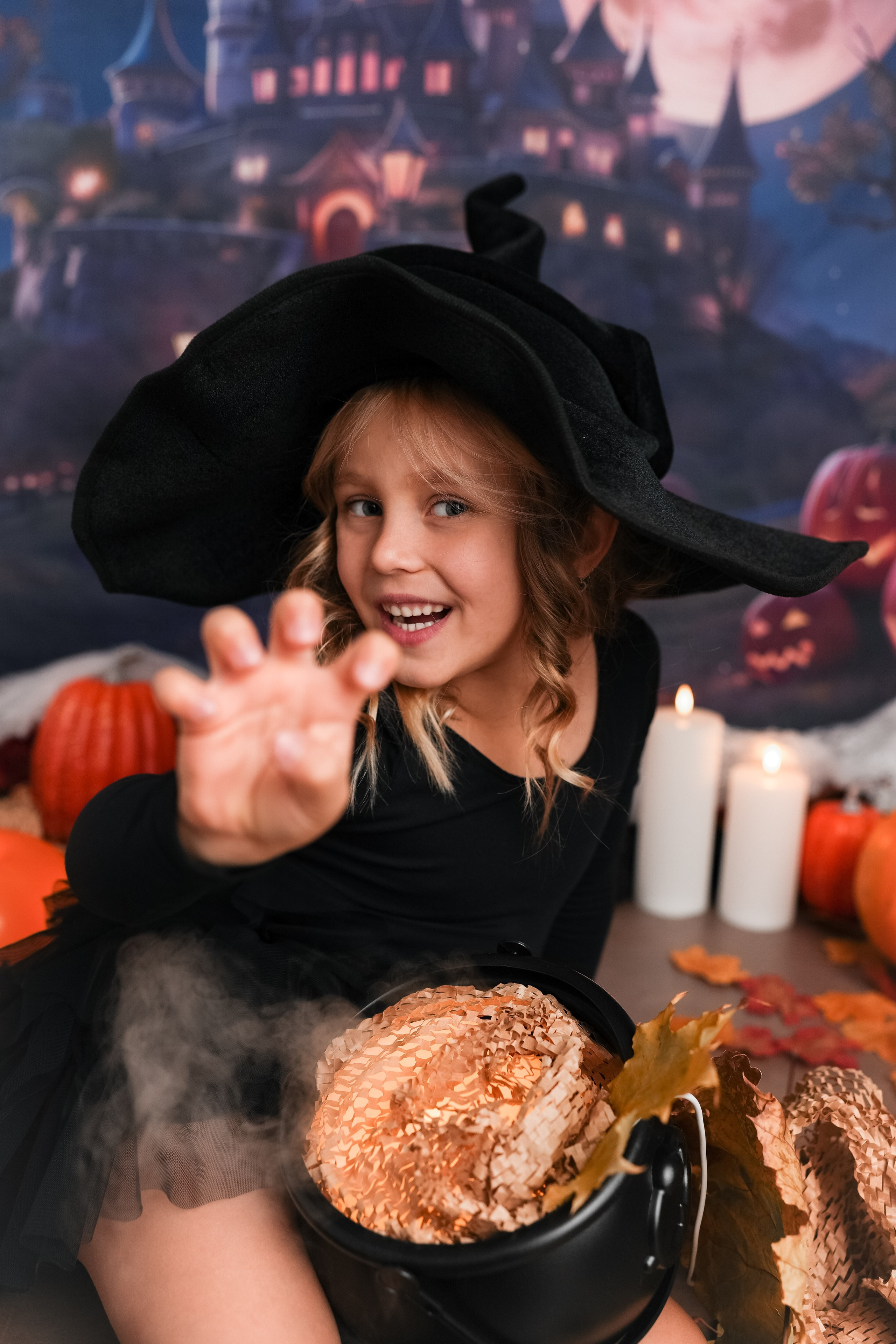 Проект Хэллоуин. Фотограф новорожденных и детский фотограф в Екатеринбурге Ксени