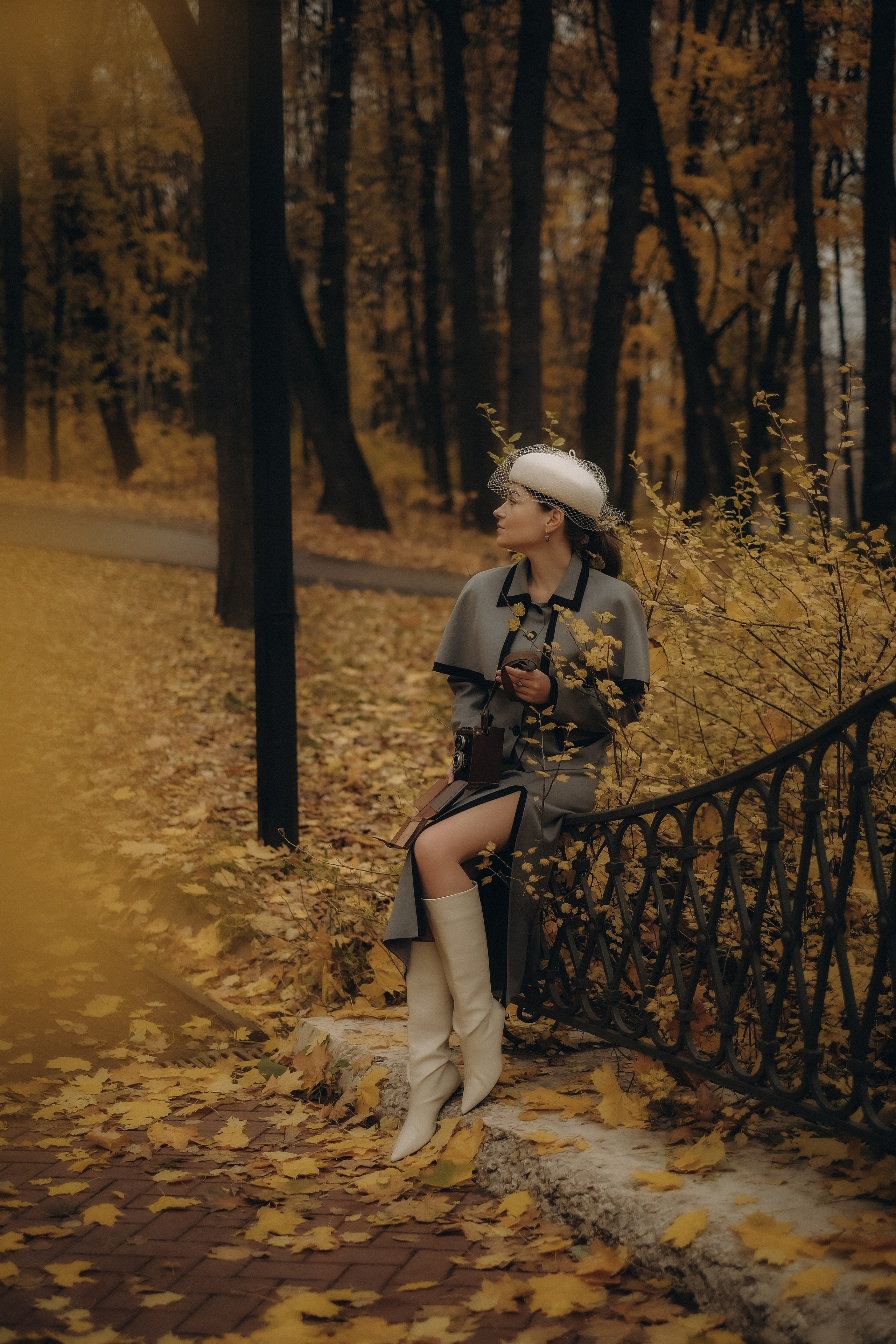 Осень в Нескучном саду. Свадебный и семейный фотограф в Москве Инника Кетлер