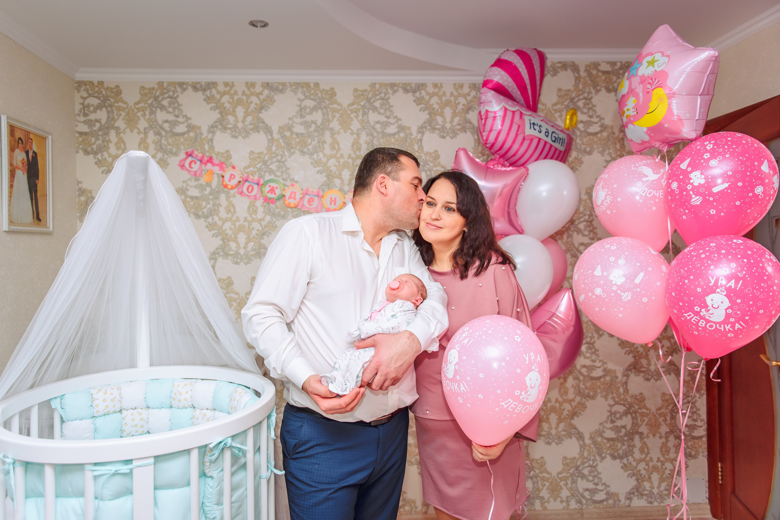 Выписка из роддома. Свадебный и семейный фотограф в Москве Юлия Винник