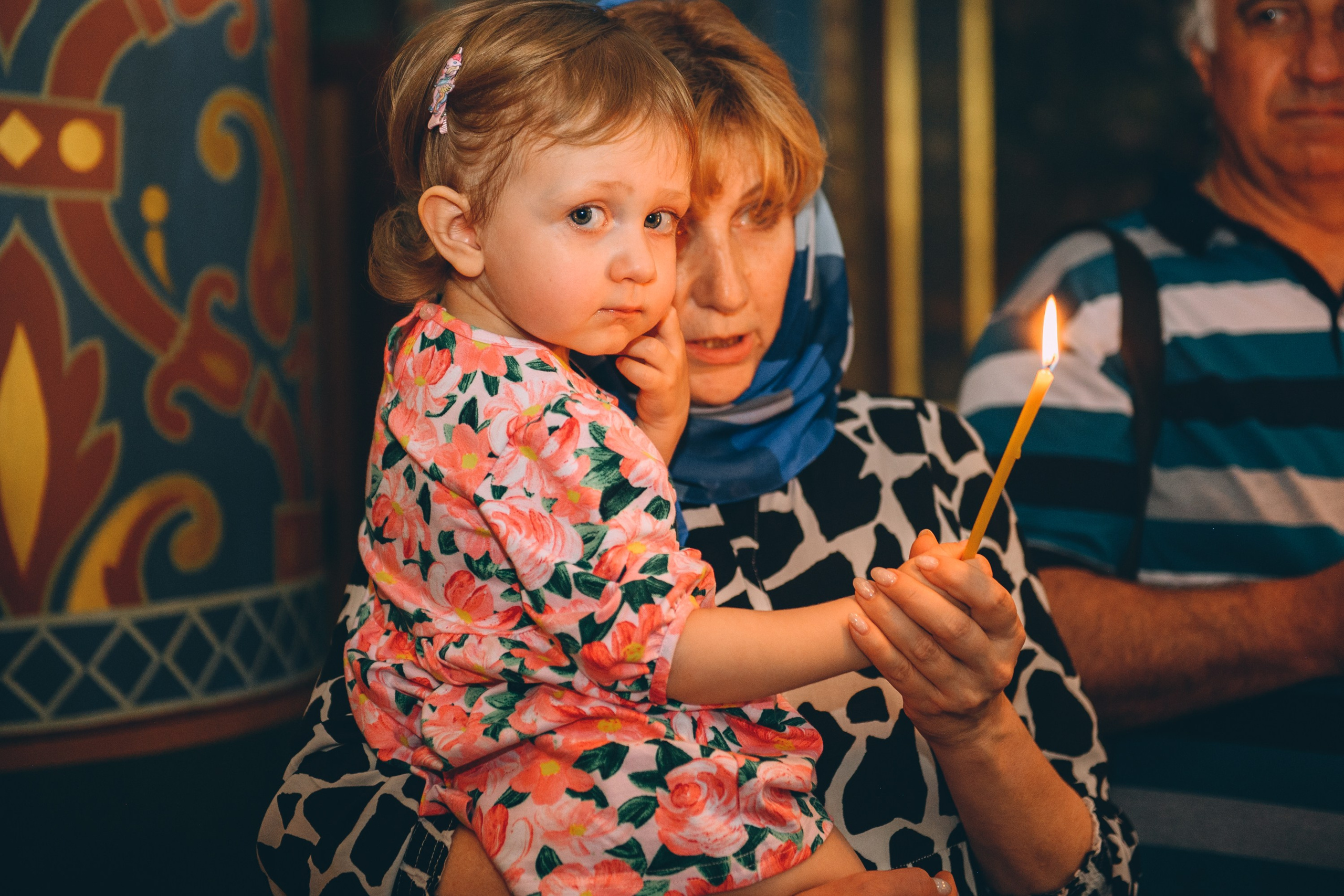 Крещение в храме Нерукотворного Образа Христа Спасителя. Свадебный и семейный фотограф София Невская