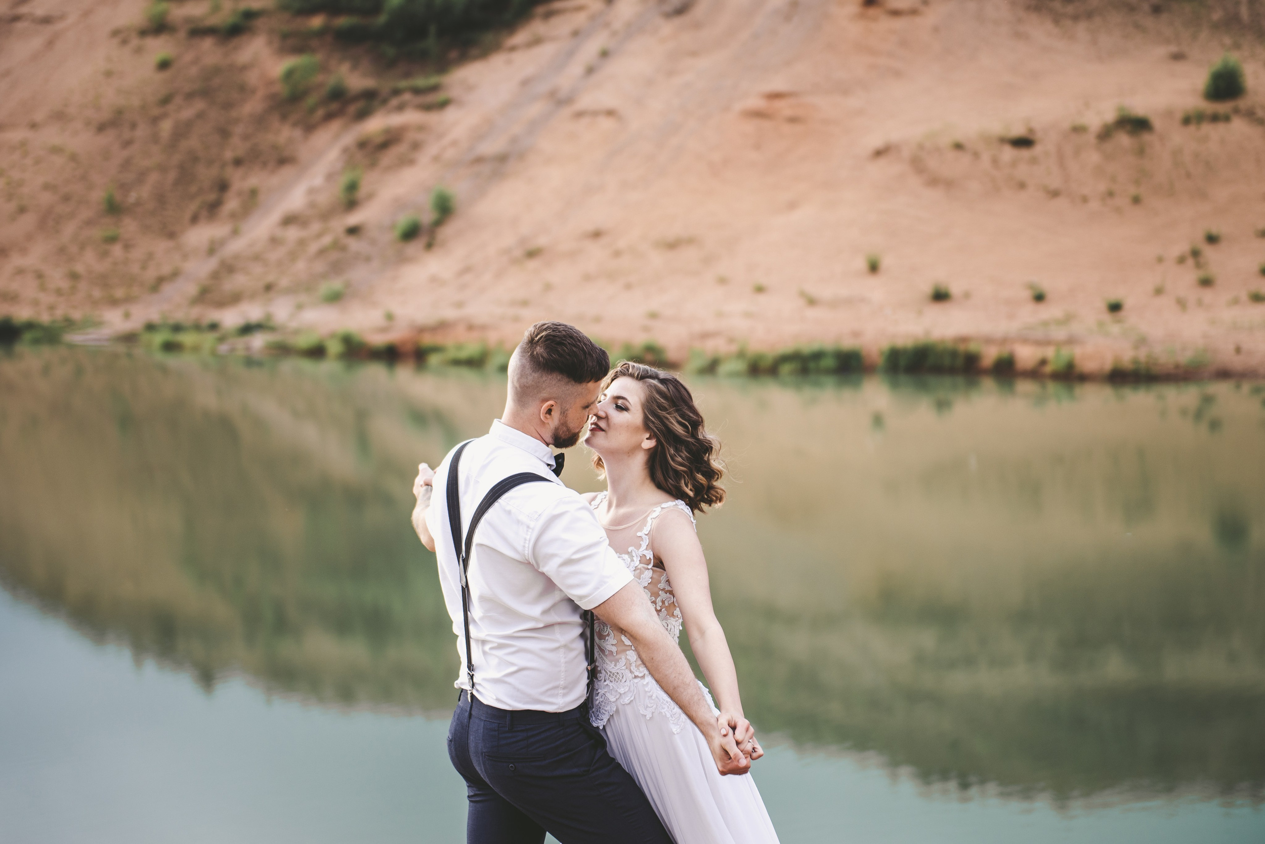 Выездная регистрация на песчаном карьере. Свадебный и семейный фотограф София Невская