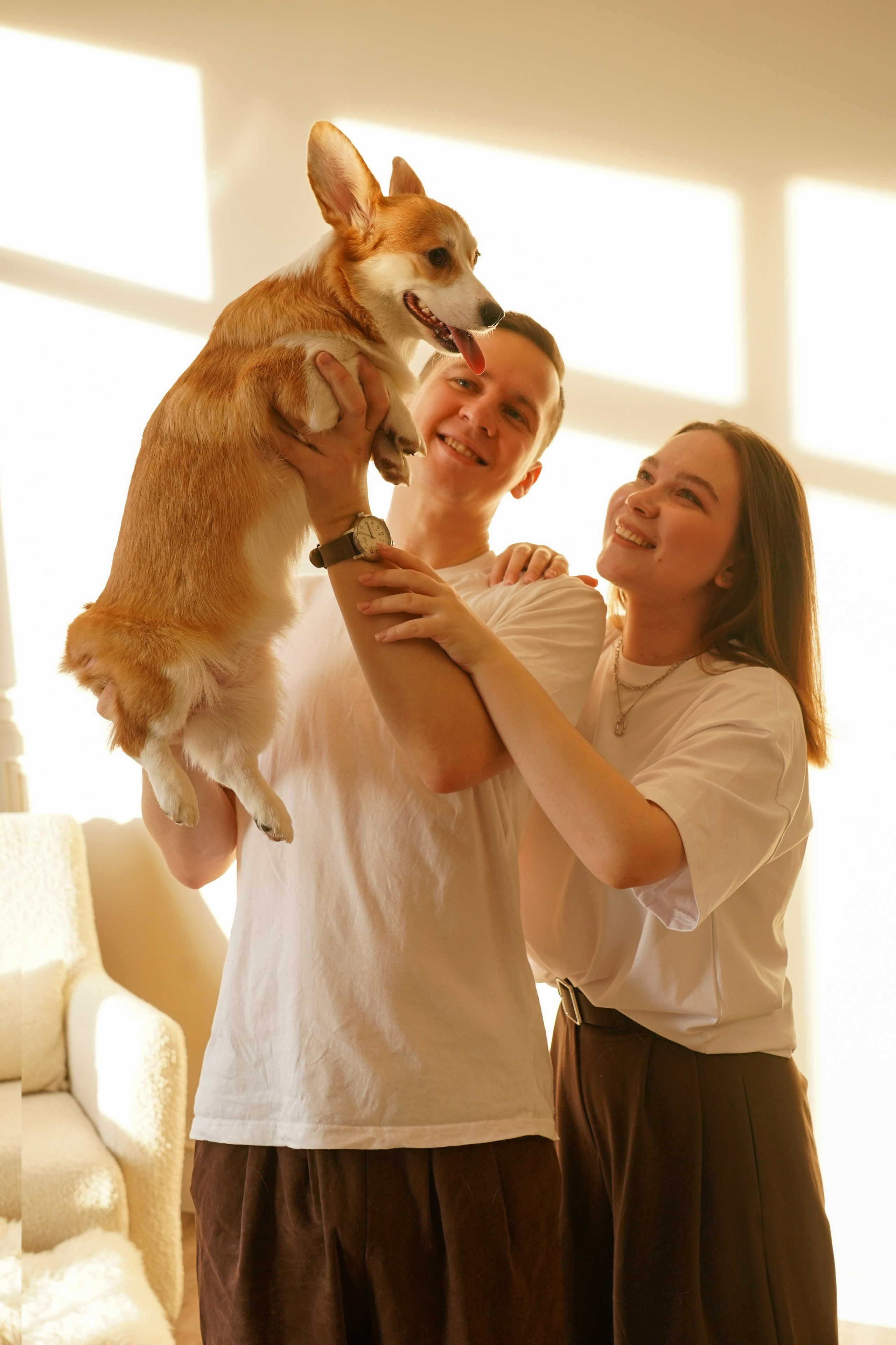 Кирилл, Анастасия и собачка Мира). Анна, фотограф Москва, Зеленоград