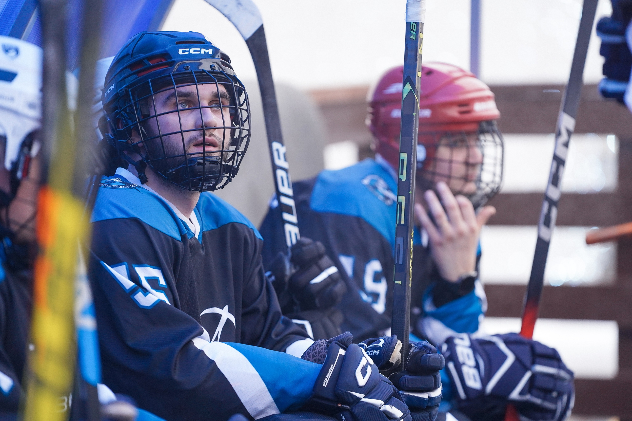Хоккейный матч на ВДНХ. Анна, фотограф Москва, Зеленоград