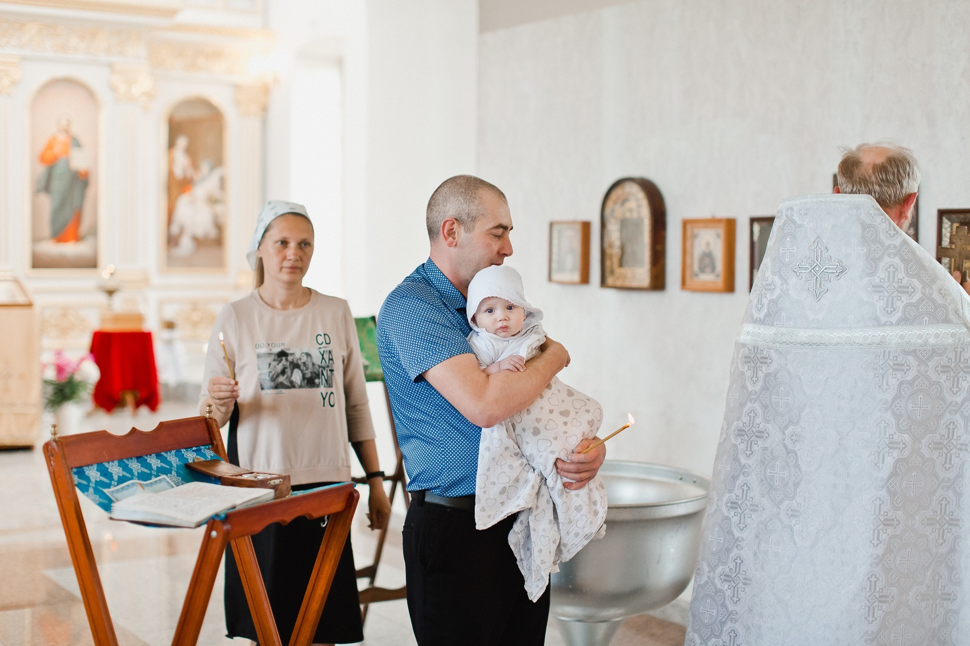 КРЕЩЕНИЕ ДЕНИСА. Семейный фотограф новорождённых в Серпухове Юлия Новикова +79637785957