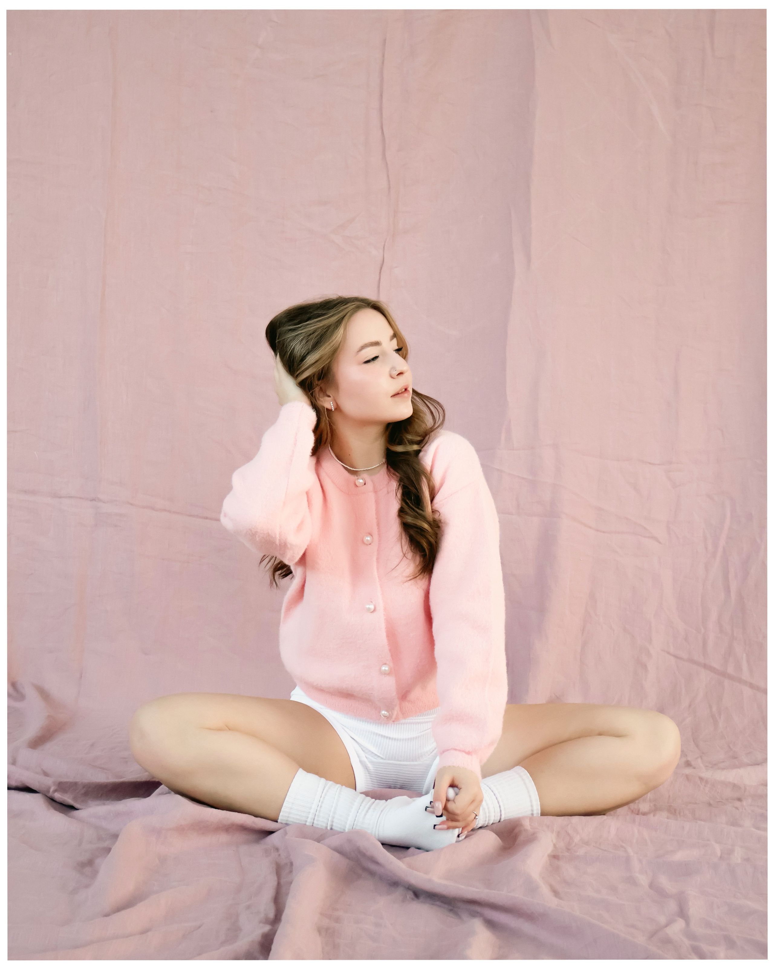 Мария (студийная в розовом). Varygraphy