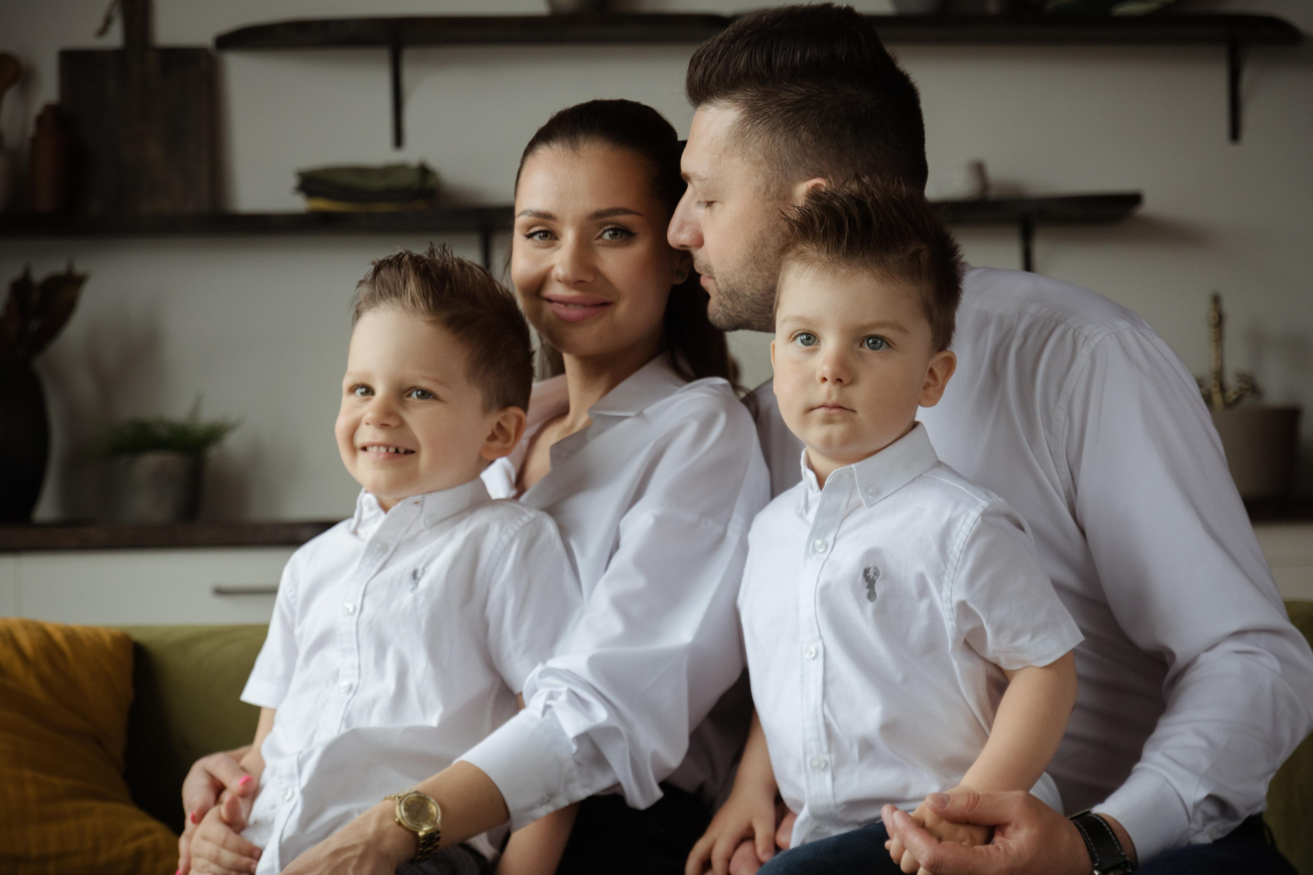 Маргарита, Олег, Радион и Ромка. Фотограф Солигорск
