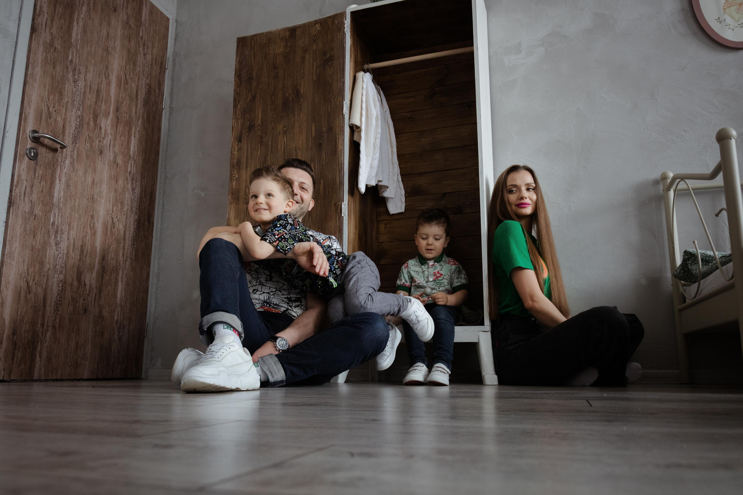 Маргарита, Олег, Радион и Ромка. Фотограф Солигорск