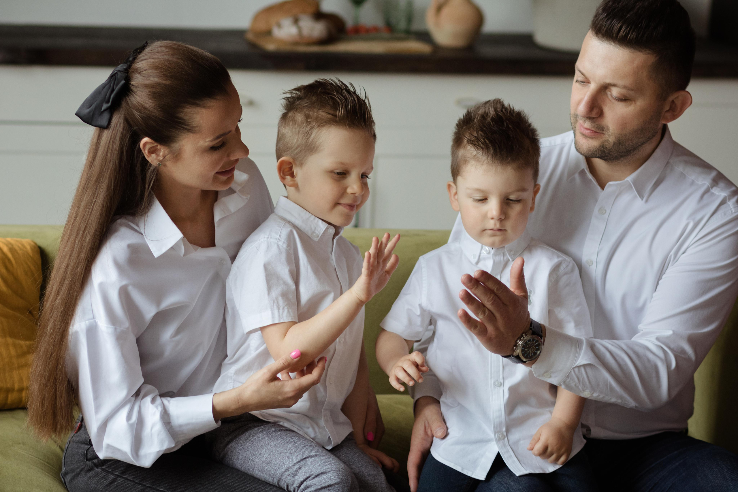 Маргарита, Олег, Радион и Ромка. Фотограф Солигорск