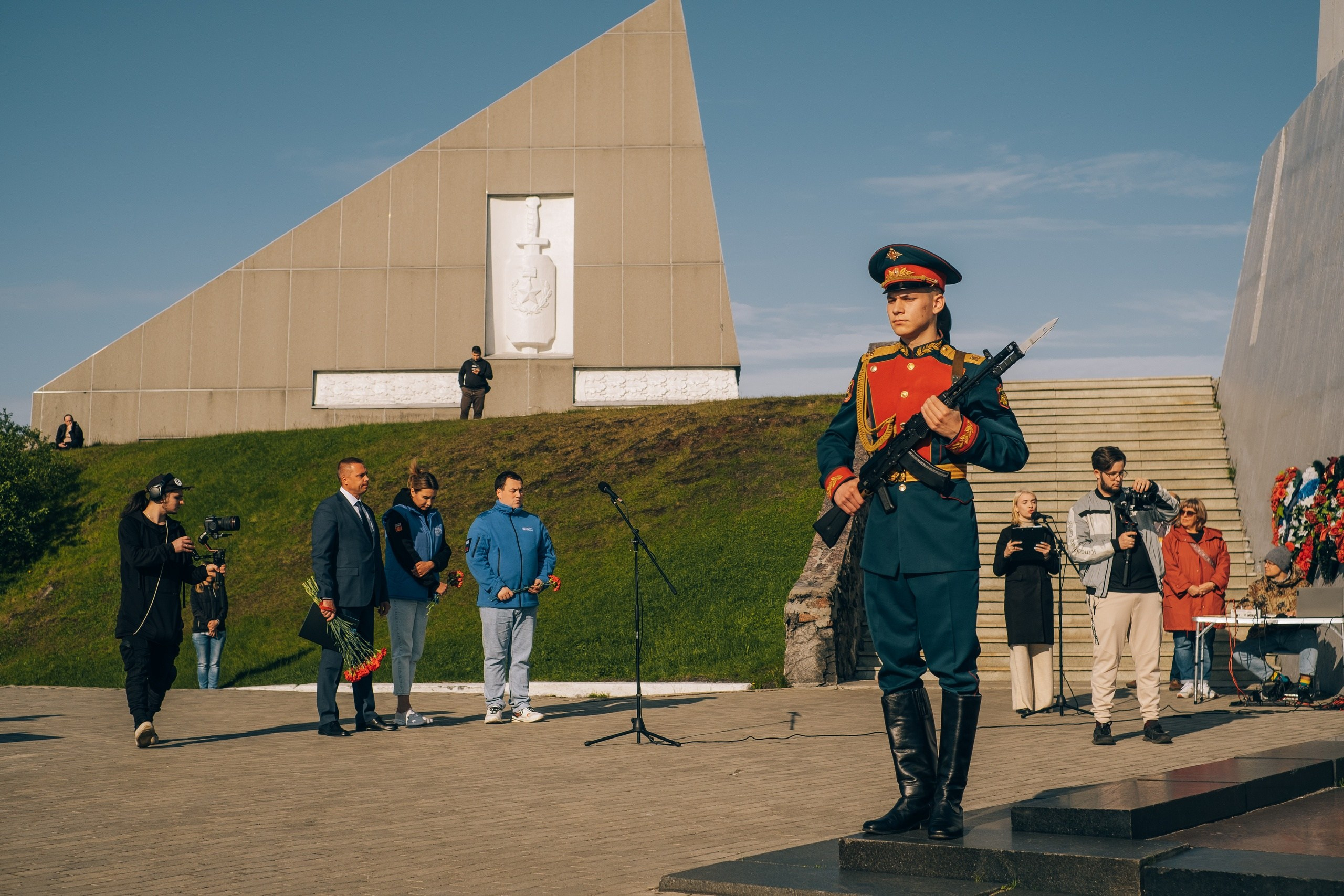 Репортаж церемонии «Путь Победы». Фотограф в Мурманске Полина Аленовская