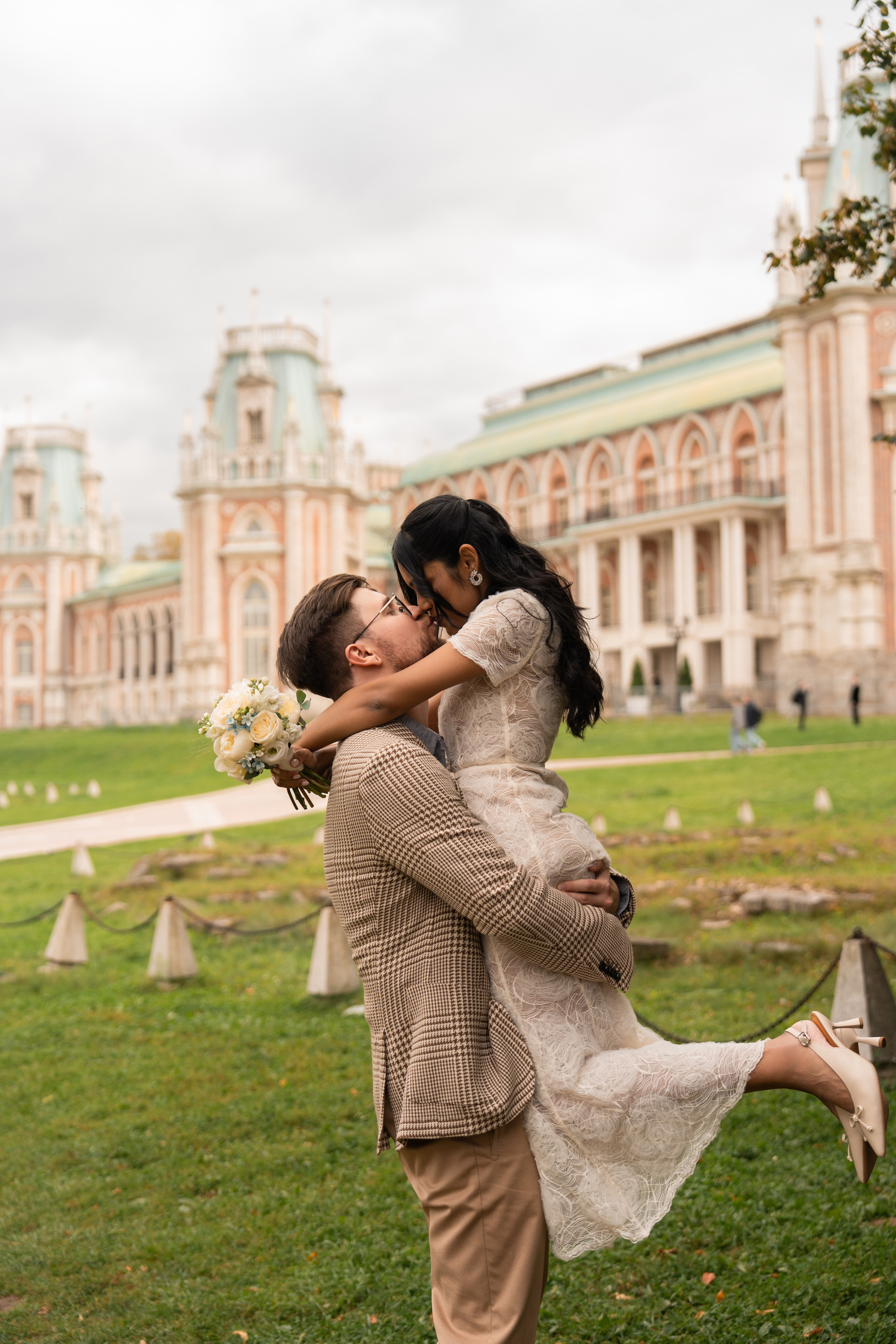 Максим и Харша, Царицыно. Свадебный фотограф в Москве Анна Полушина