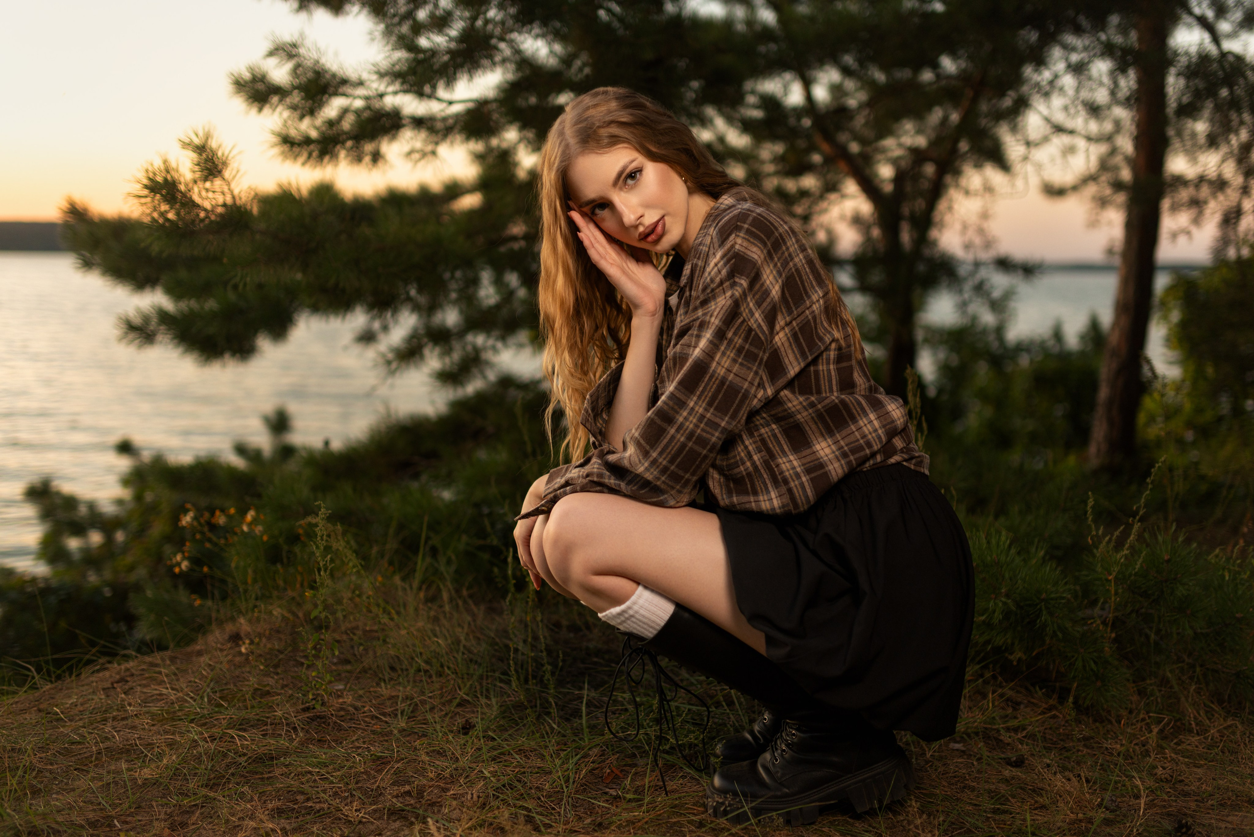 Вечерний фотосет с Ксенией на побережье с дополнительным светом для «себя». Дмитрий Шульгин, портретный фотограф в Воронеже