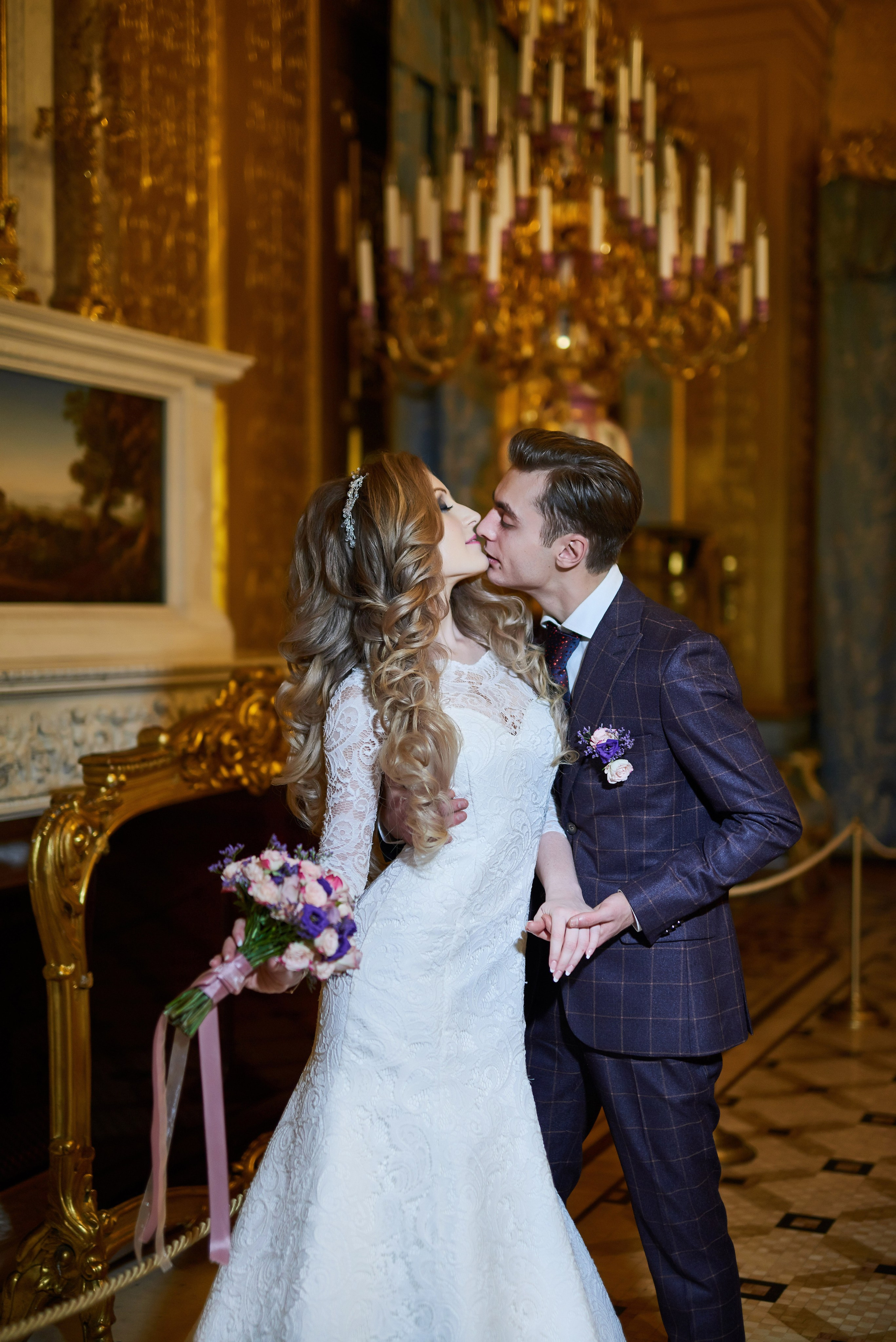 Илона и Андрей (фотосессия в ночном Эрмитаже). Портретный, семейный и свадебный фотограф в Санкт-Петербурге и в Пушкине Ширяев Денис