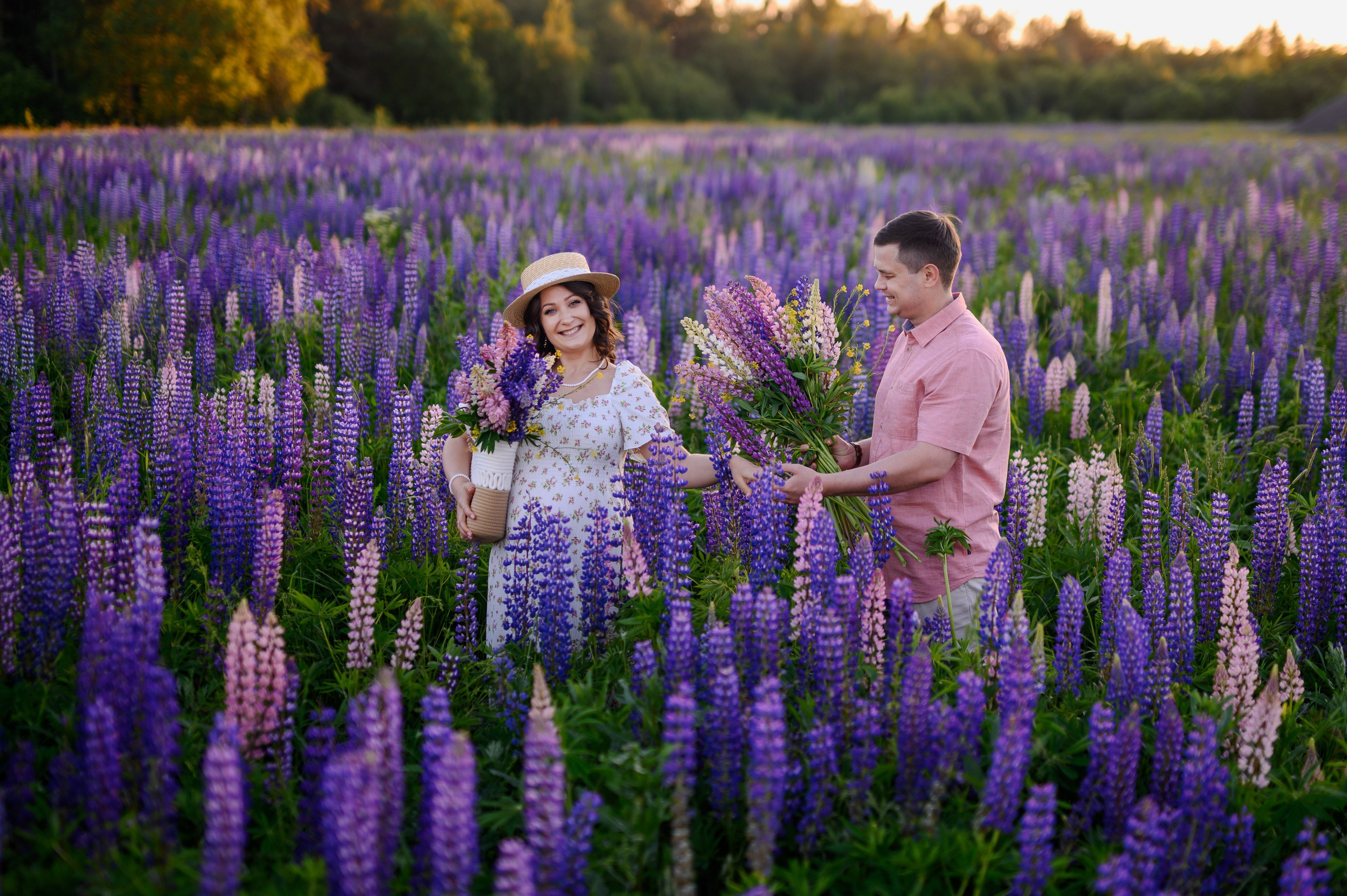 Люпиновое счастье. Портретный, семейный и свадебный фотограф в Санкт-Петербурге и в Пушкине Ширяев Денис