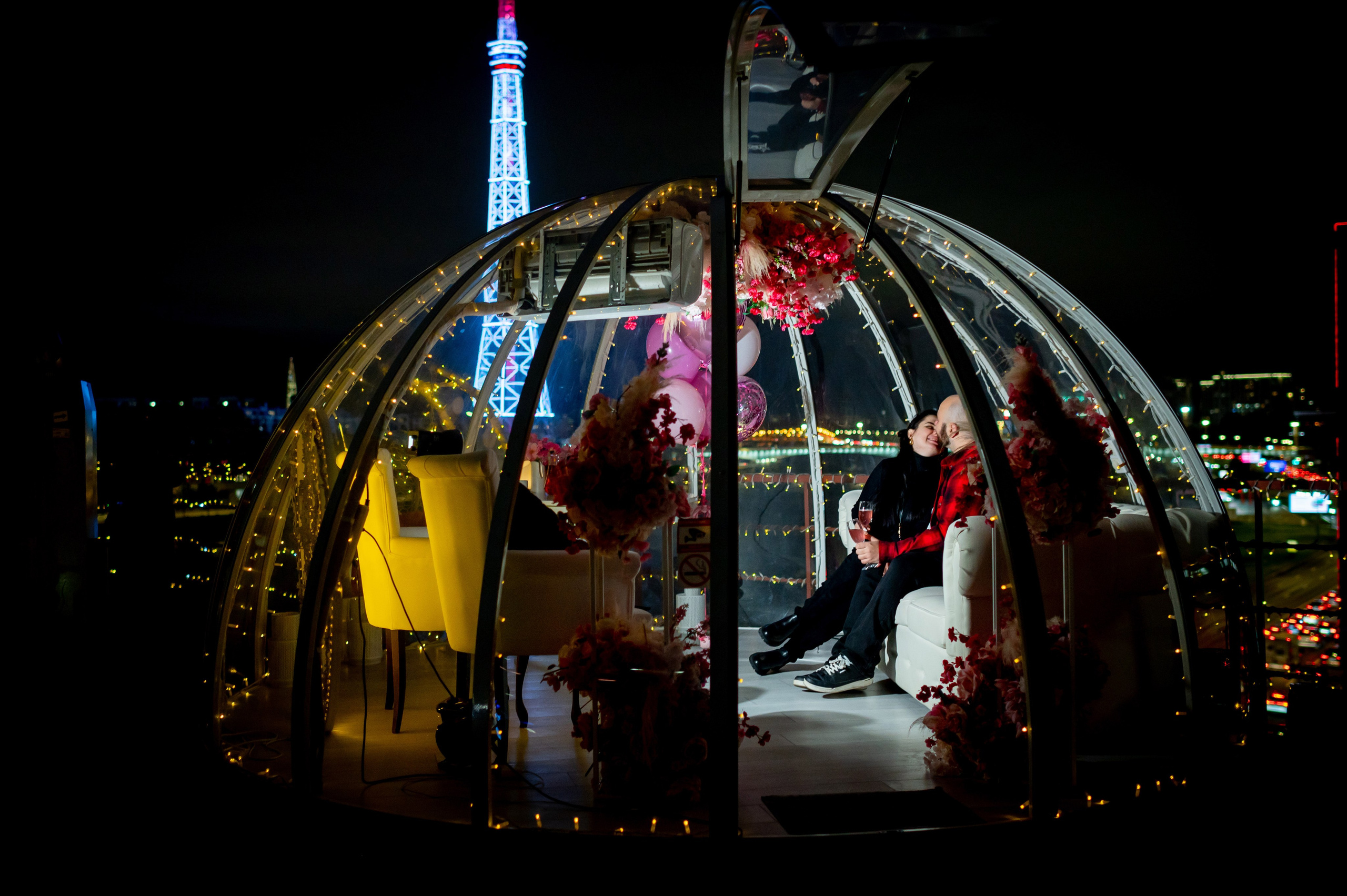 Гендер-пати на крыше Питера. Портретный, семейный и свадебный фотограф в Санкт-Петербурге и в Пушкине Ширяев Денис