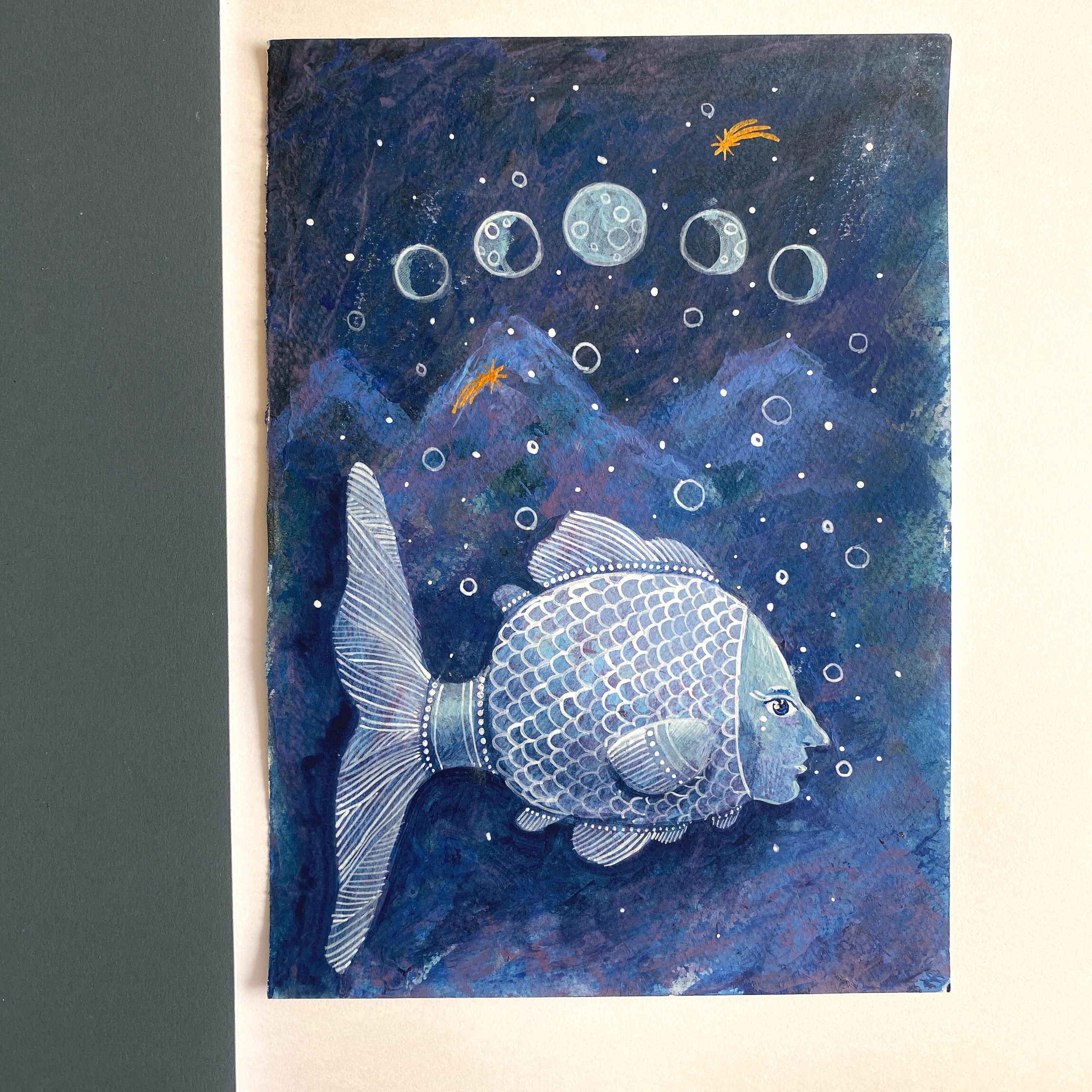 Лунная рыба. Стоимость 4500 руб. Без оформления.