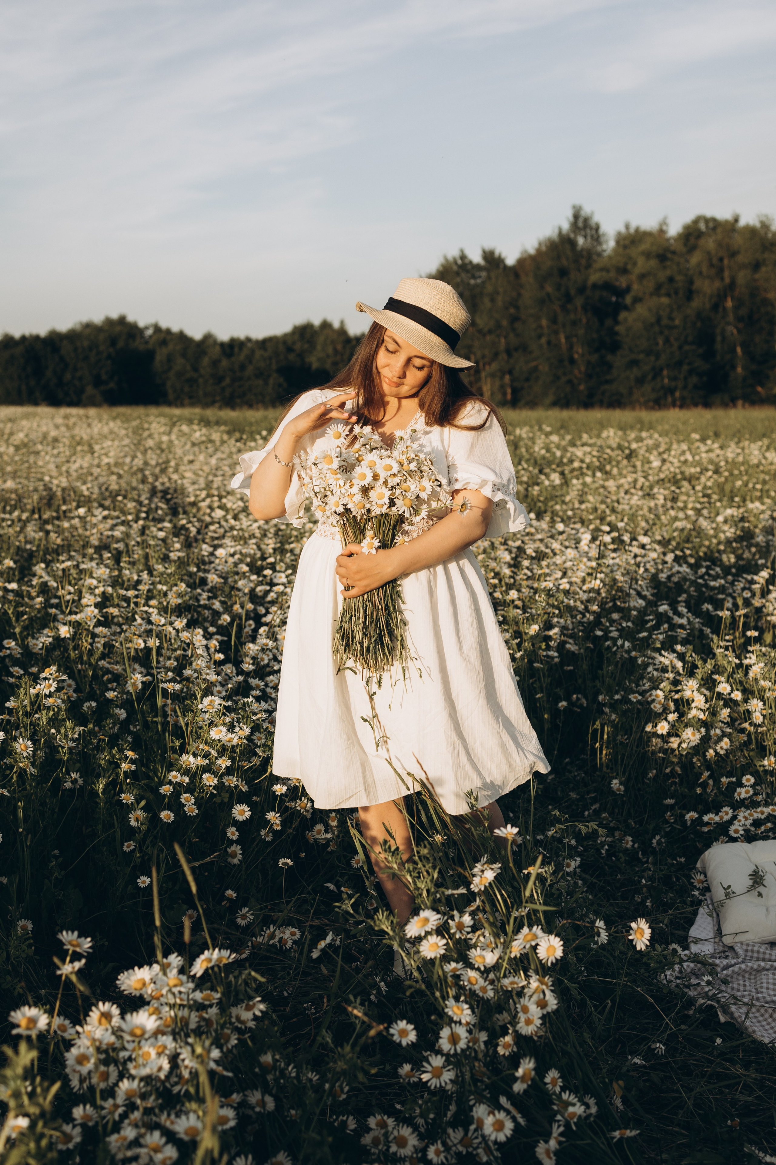 Маша и ромашки. Семейный фотограф в Москве Виктория Ястребинская