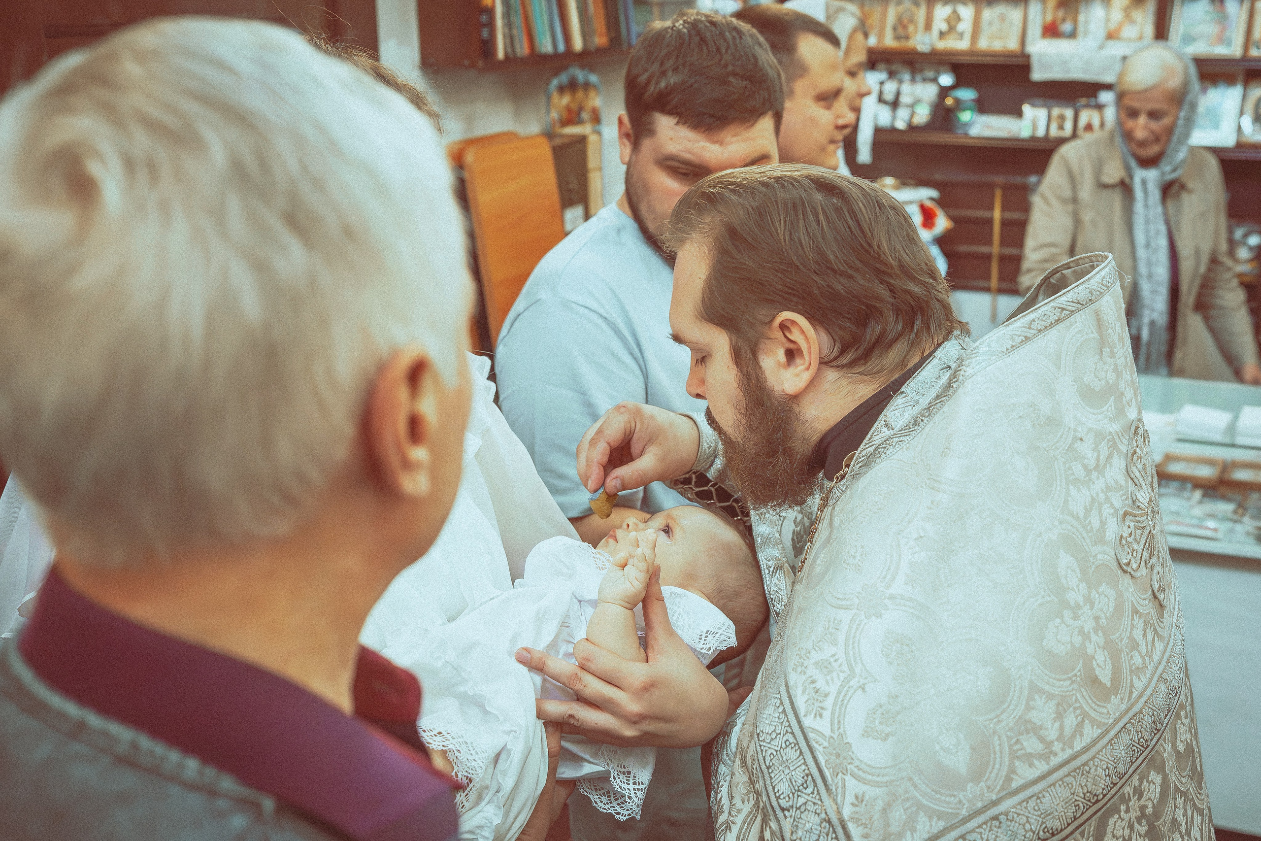 Крещение Анастасии в храме Михаила Тверского. Фотограф Евгений Егоров