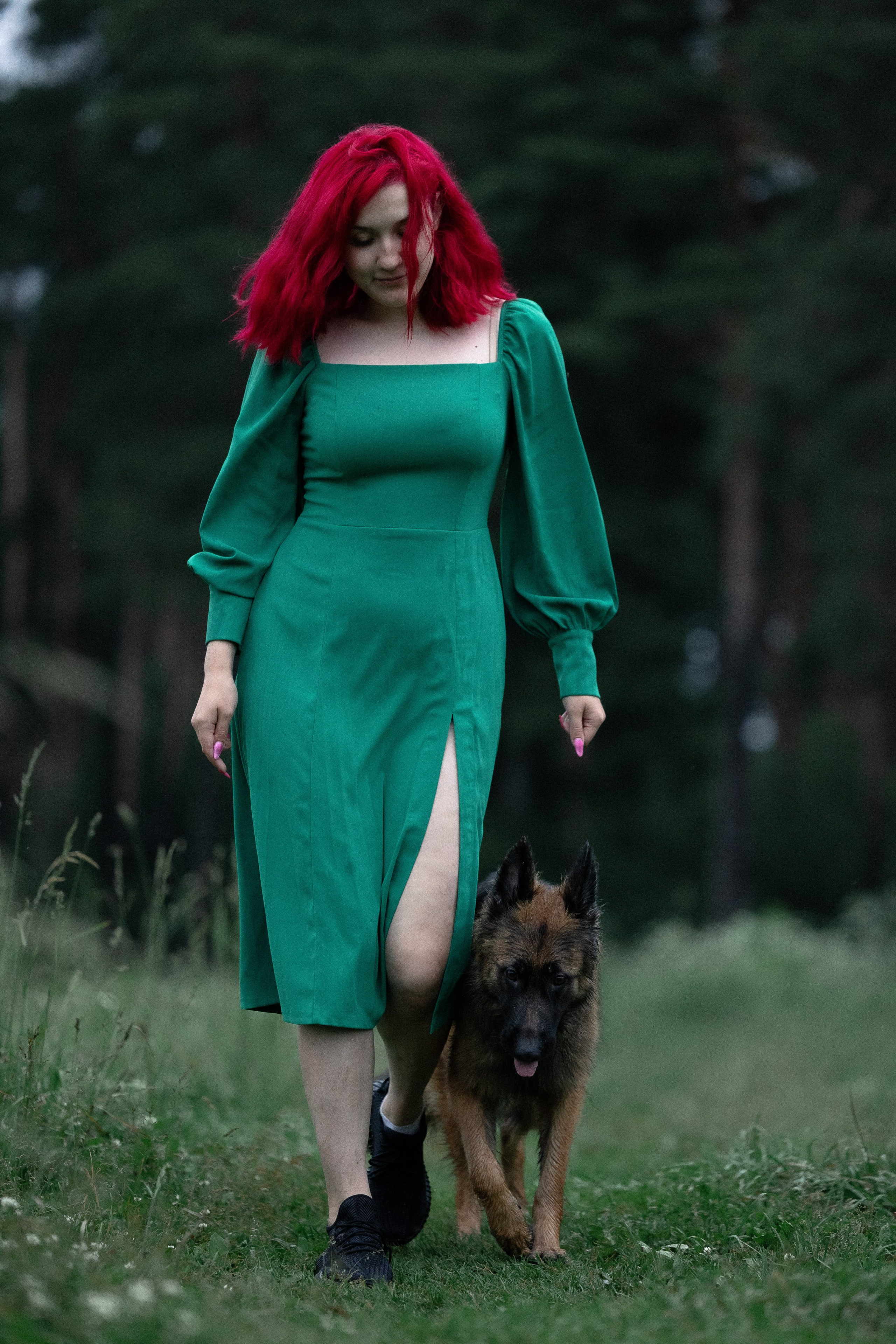 Алена, Фанни и Фрея. Фотограф и видеограф анималист Аганина Дарья