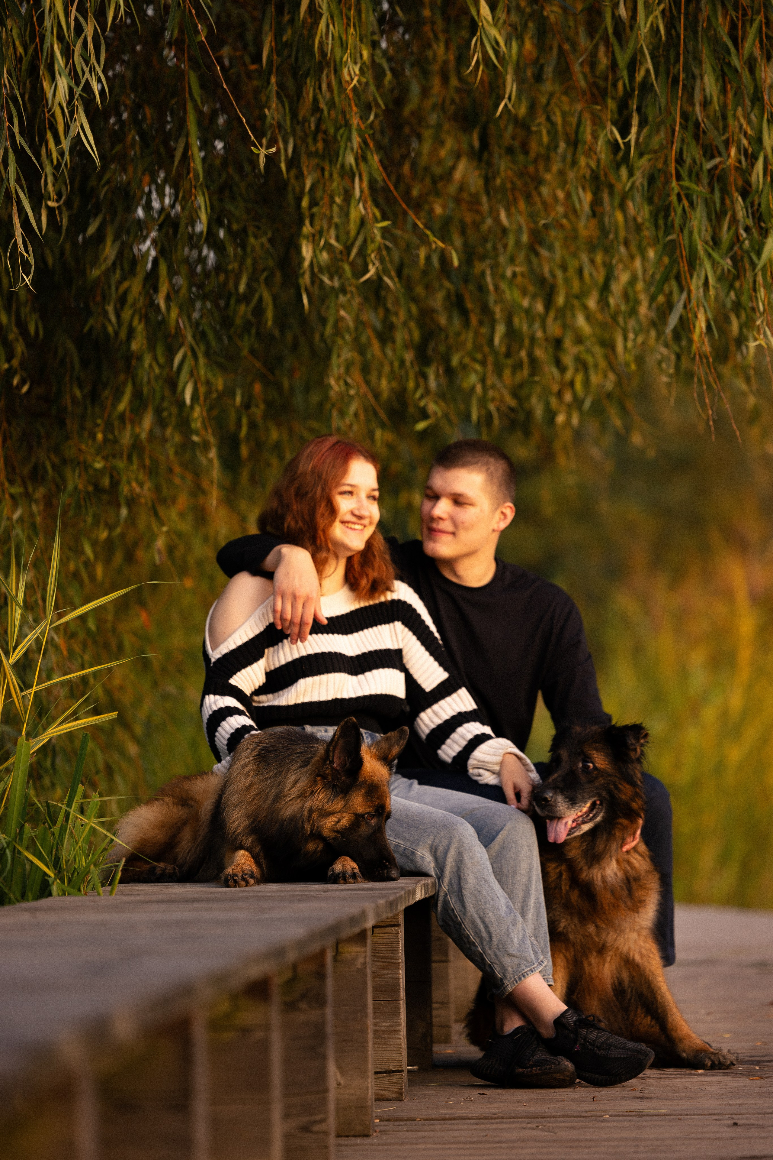 Алена, Матвей, Фанни и Фрея. Фотограф и видеограф анималист Аганина Дарья