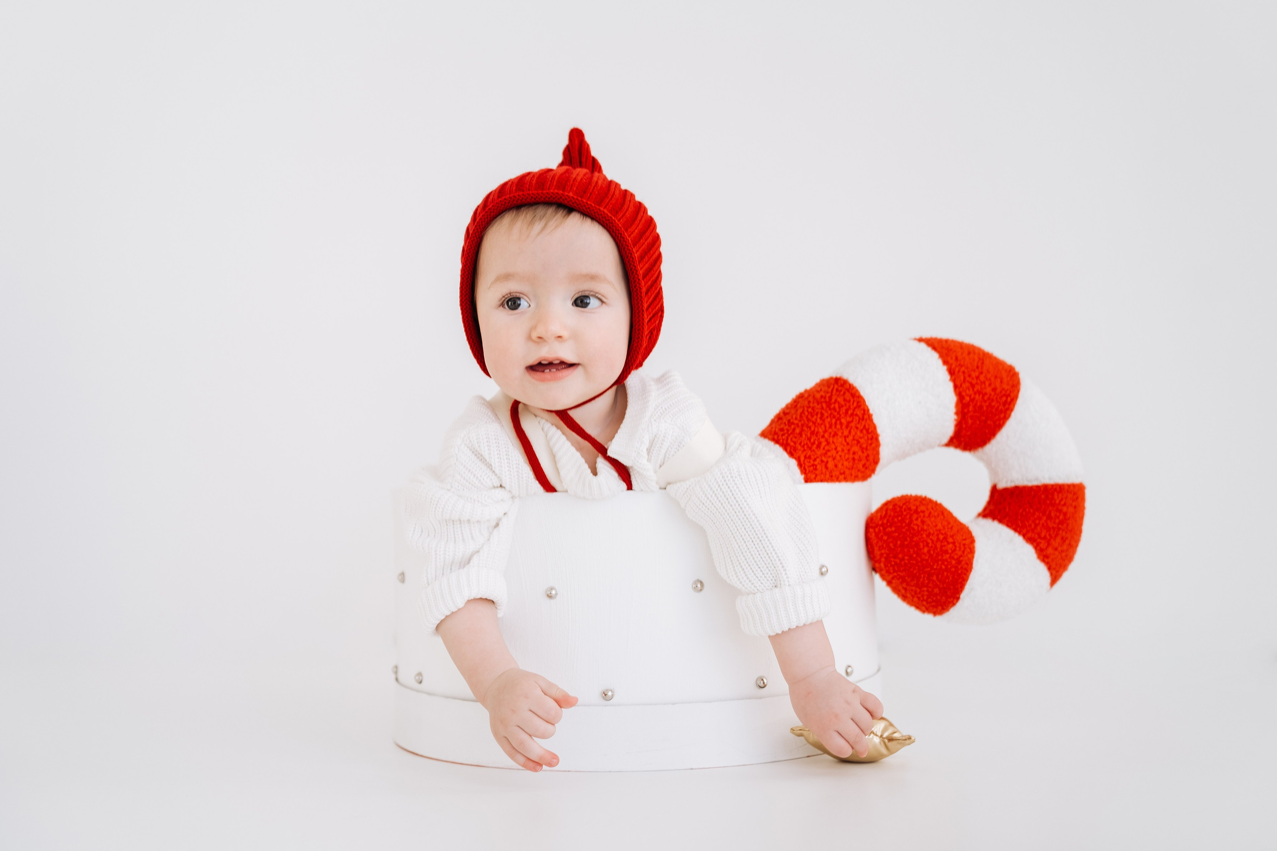 Новогодняя детская фотосессия для Феди. Семейный фотограф СПб Анастасия Василь. Фотосессия на годик