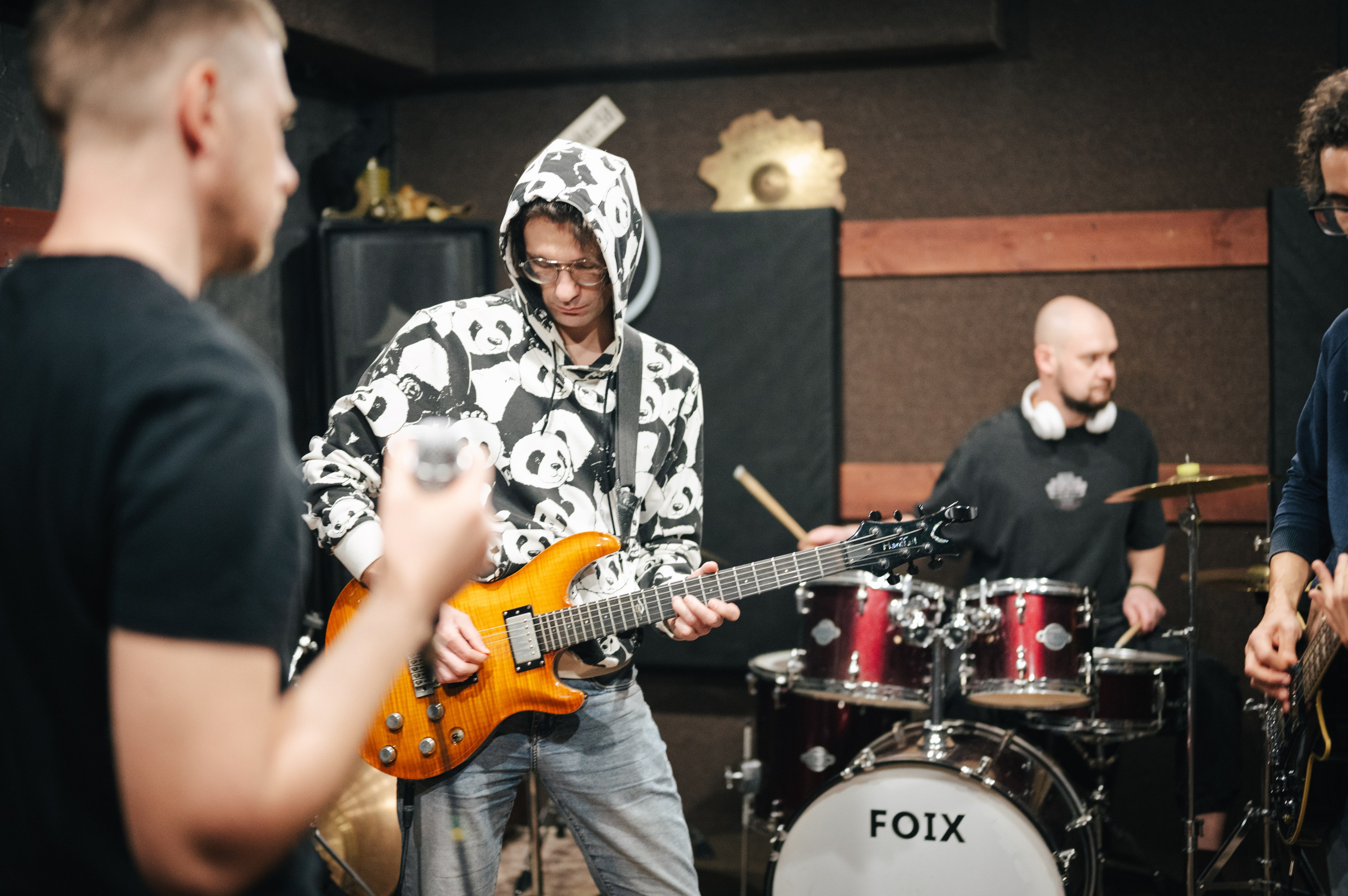 Репетиция группы «Прячемся!!!». Фотограф Анна Темнова. Пенза