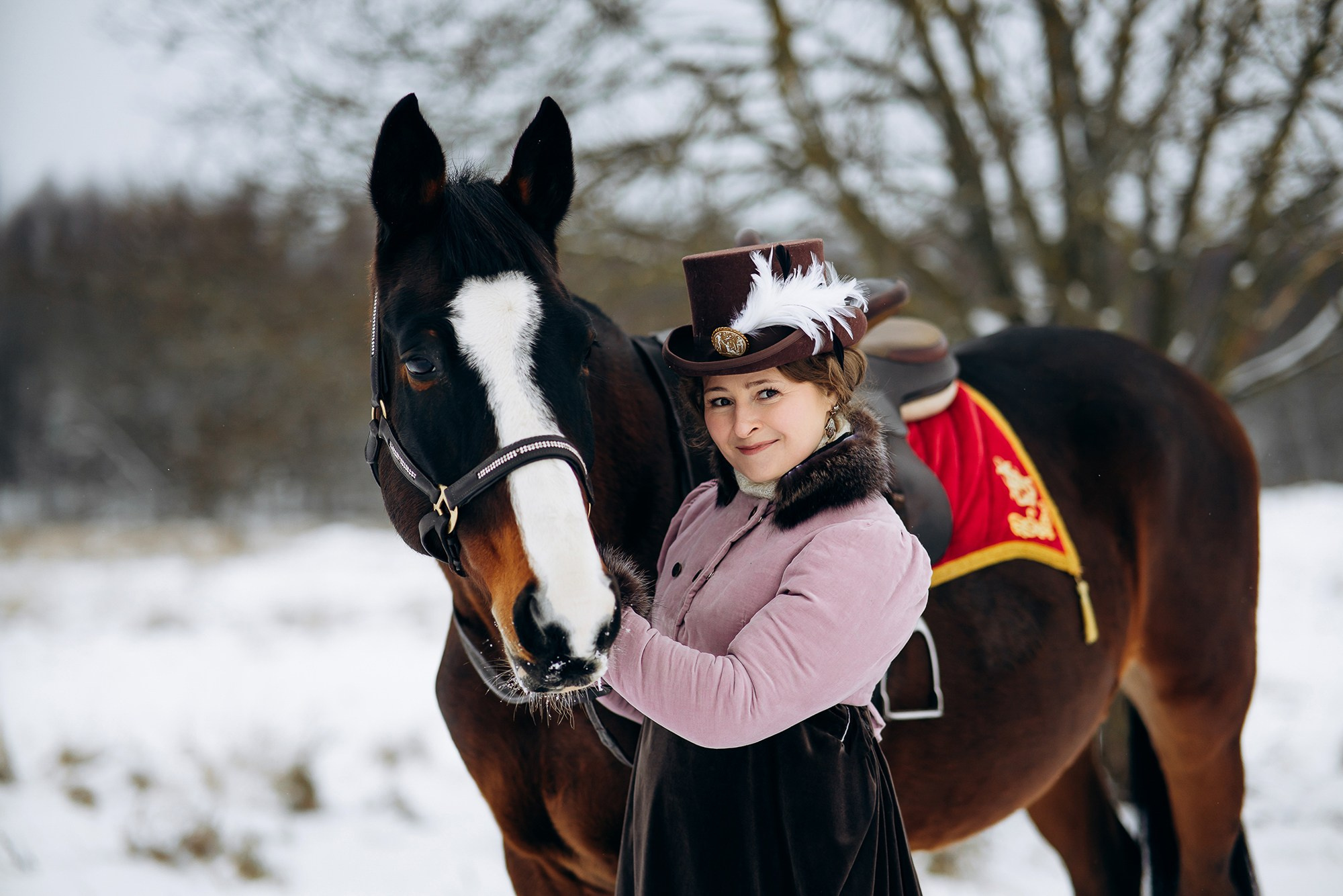 Фотосессия с лошадью в историческом образе. Свадебный и репортажный фотограф в Ярославле Евгений Сальников