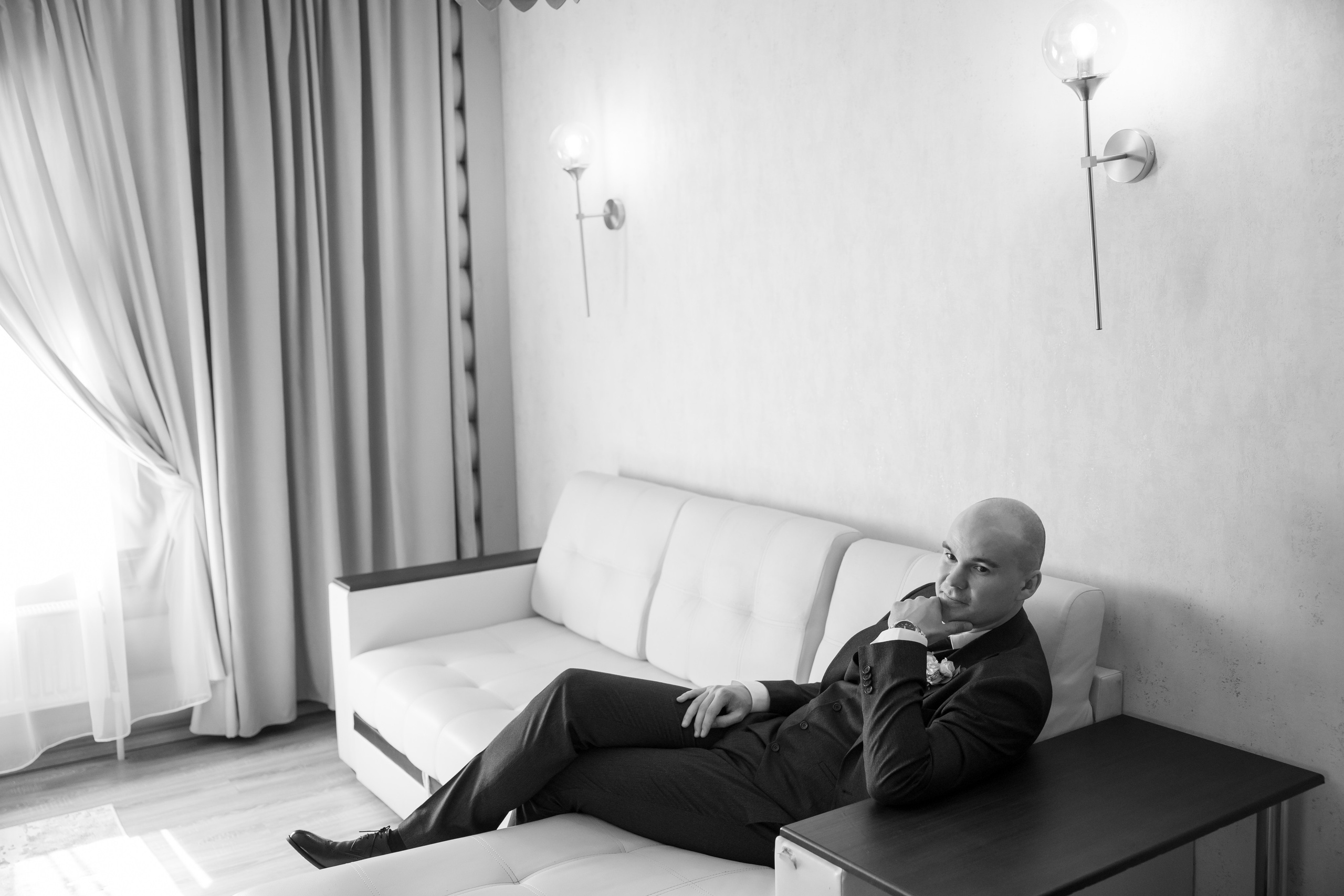 Полина и Дмитрий, загородный клуб «Барин», ЗАГС в г. Пушкино. Свадебный и репортажный фотограф (Москва, Королев и другие)