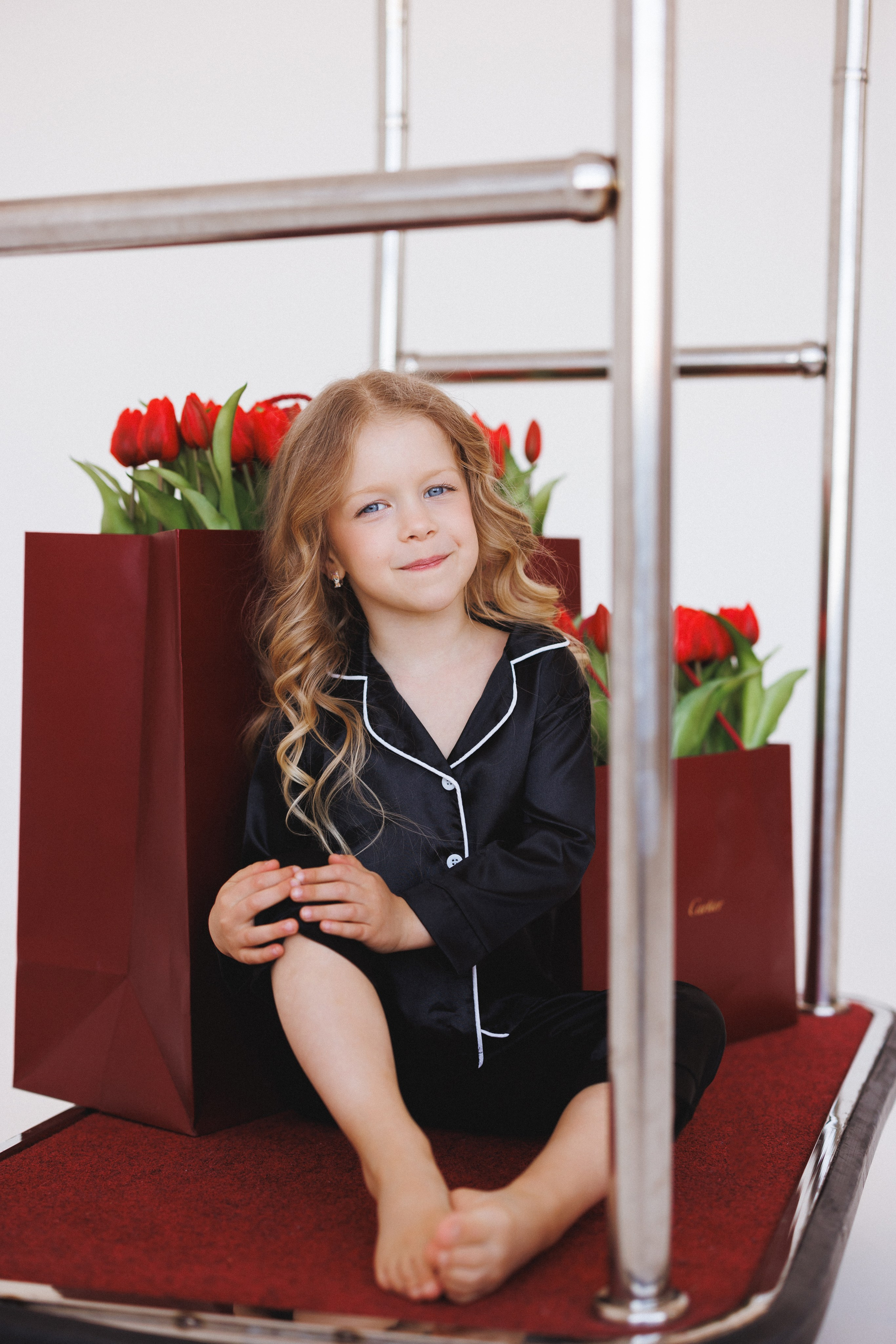 Фотосессия для девочек в тематике «Гардеробная». Семейный и детский фотограф в Краснодаре Анна Трашкова