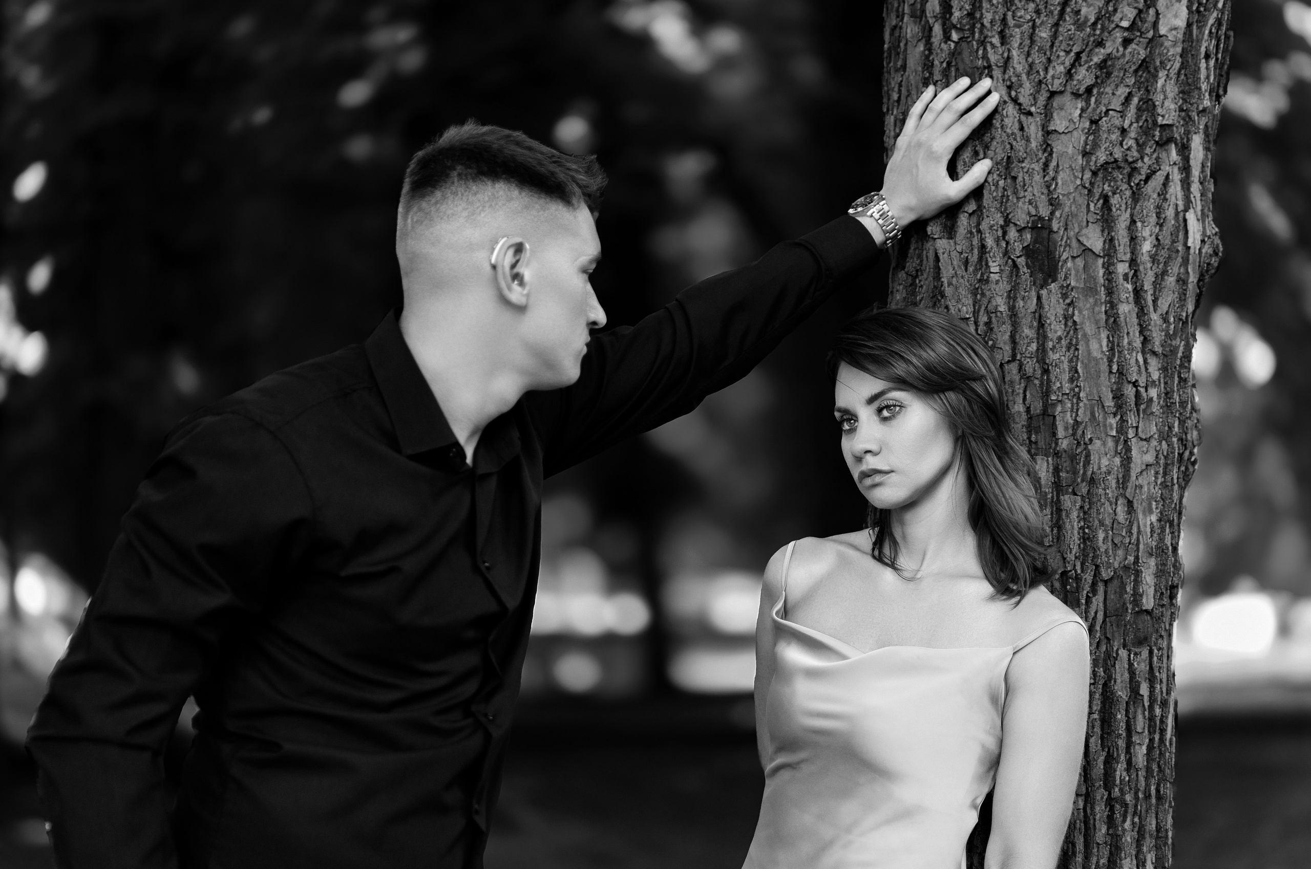 Черно-белая фотосессия в студии в Москве и Дмитрове