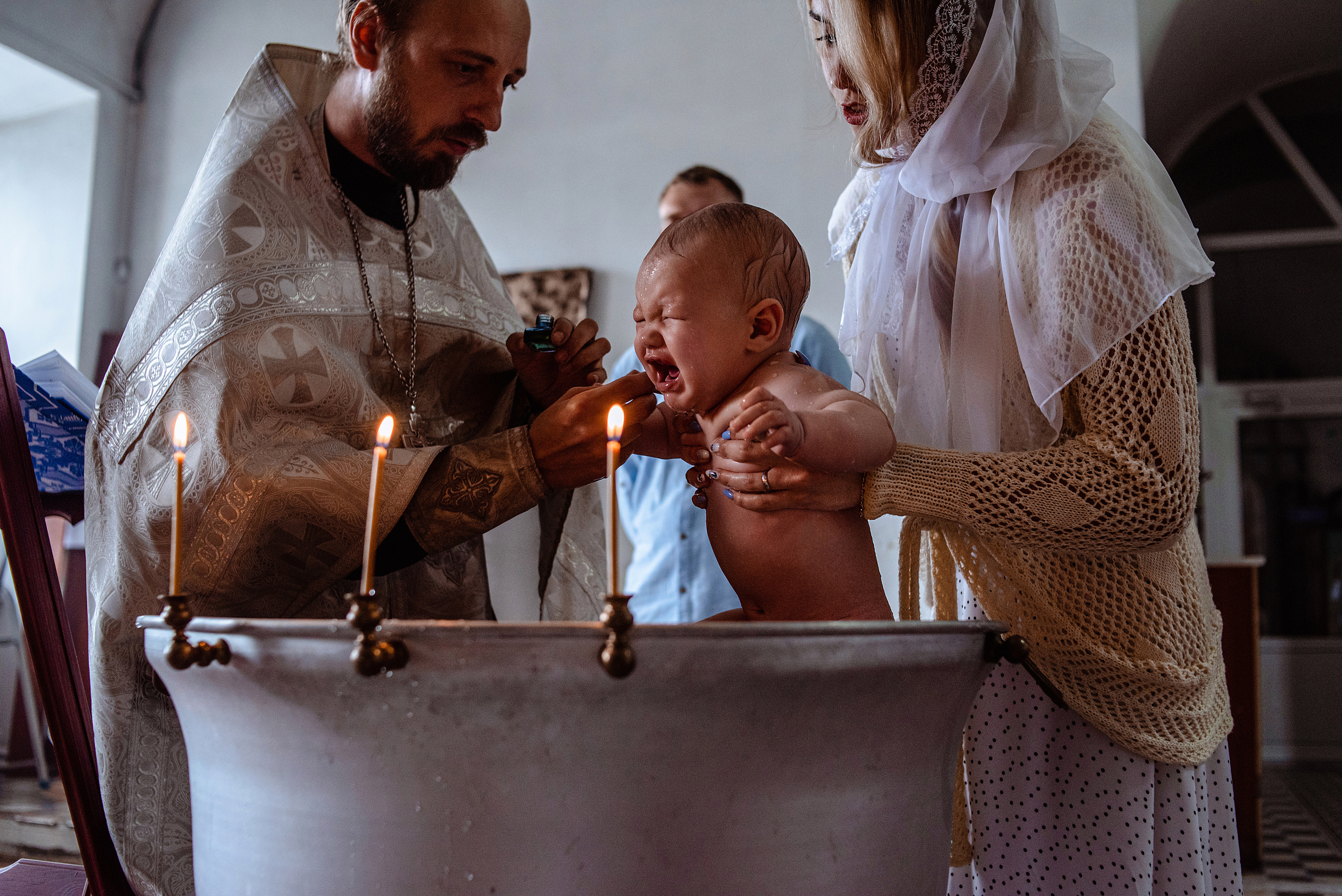 Крещение Ксении (с. Белая Колпь)
