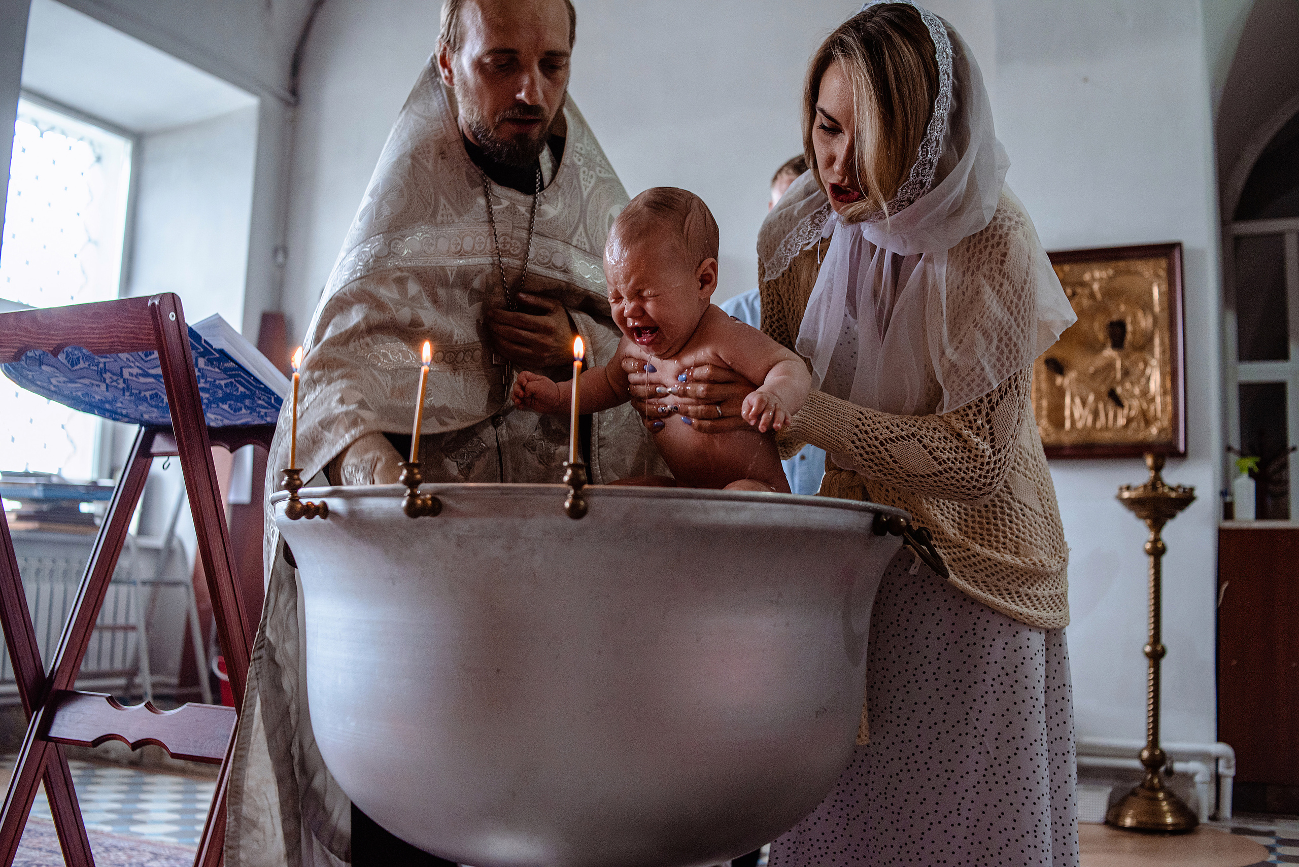 Крещение Ксении (с. Белая Колпь)