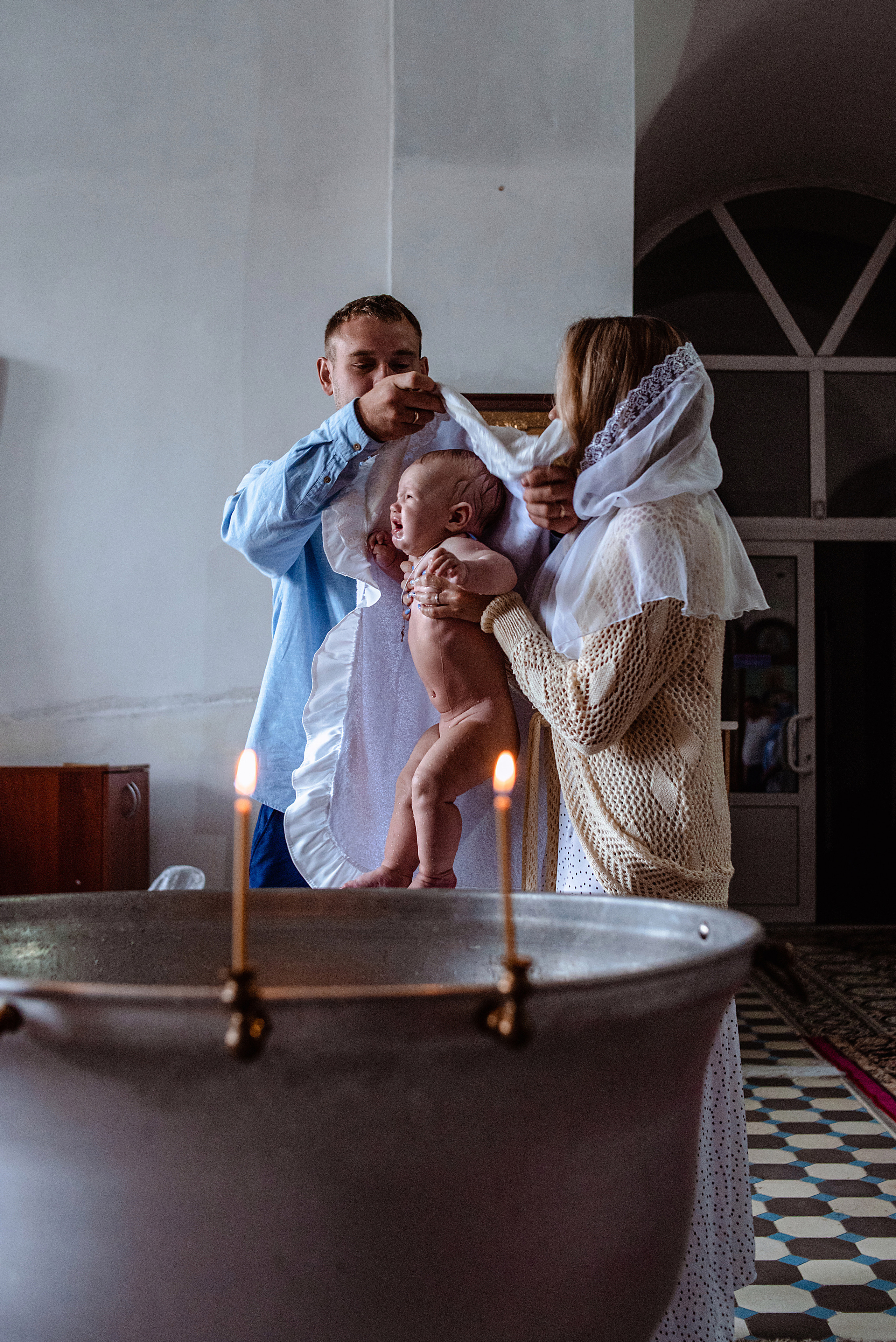 Крещение Ксении (с. Белая Колпь)