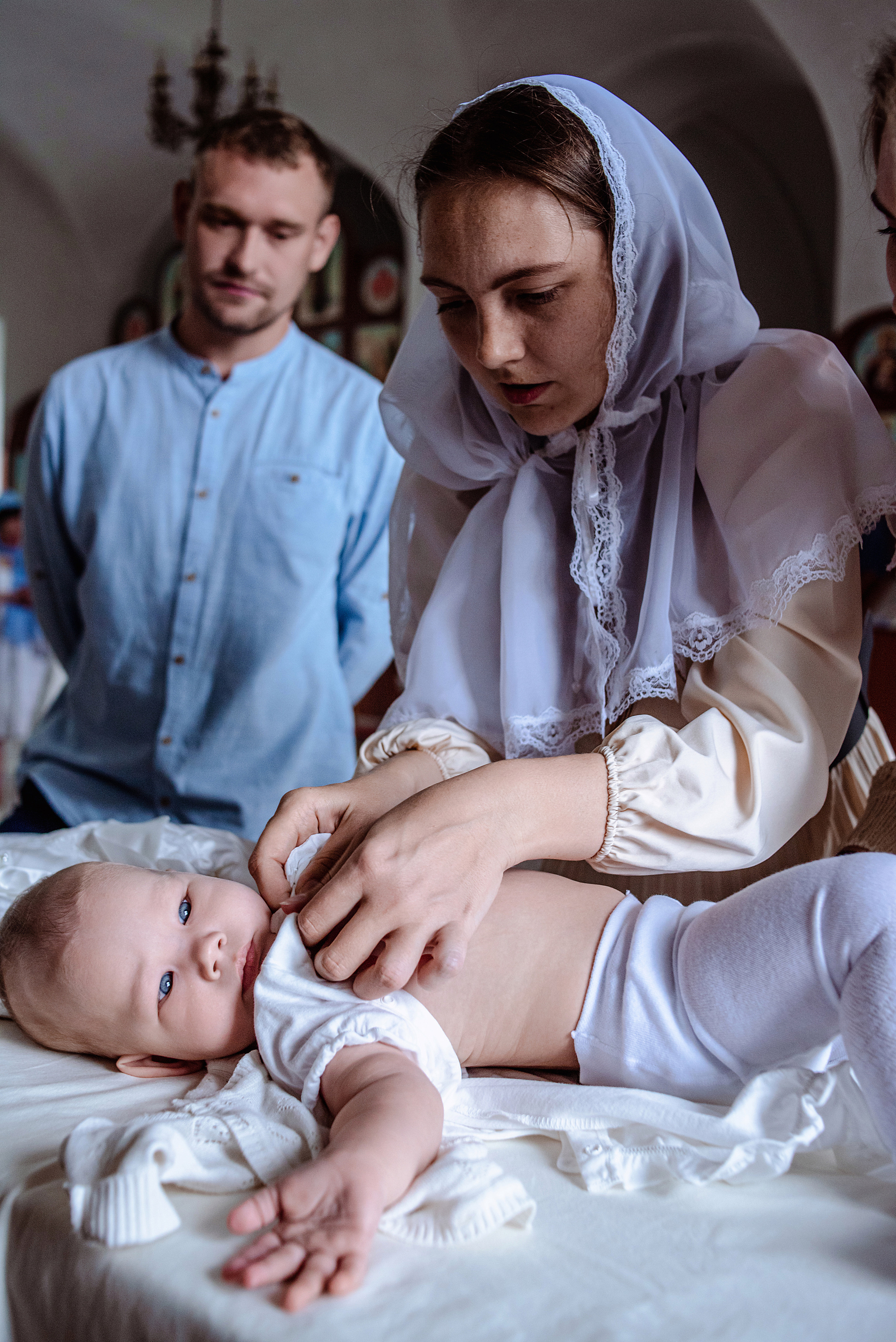 Крещение Ксении (с. Белая Колпь)