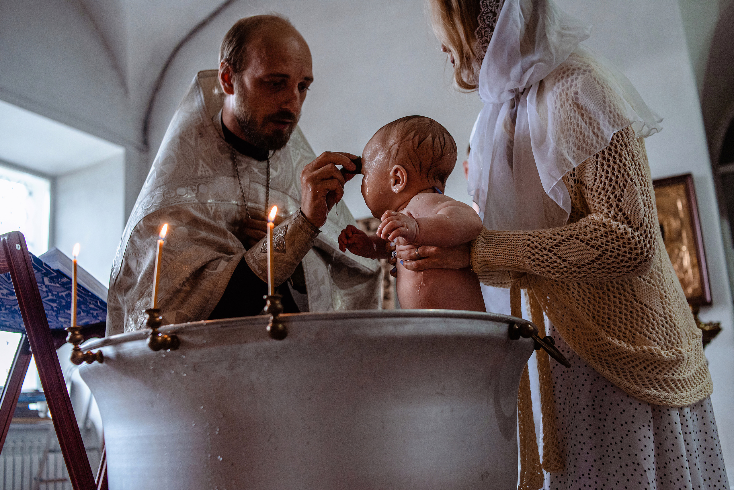 Крещение Ксении (с. Белая Колпь)