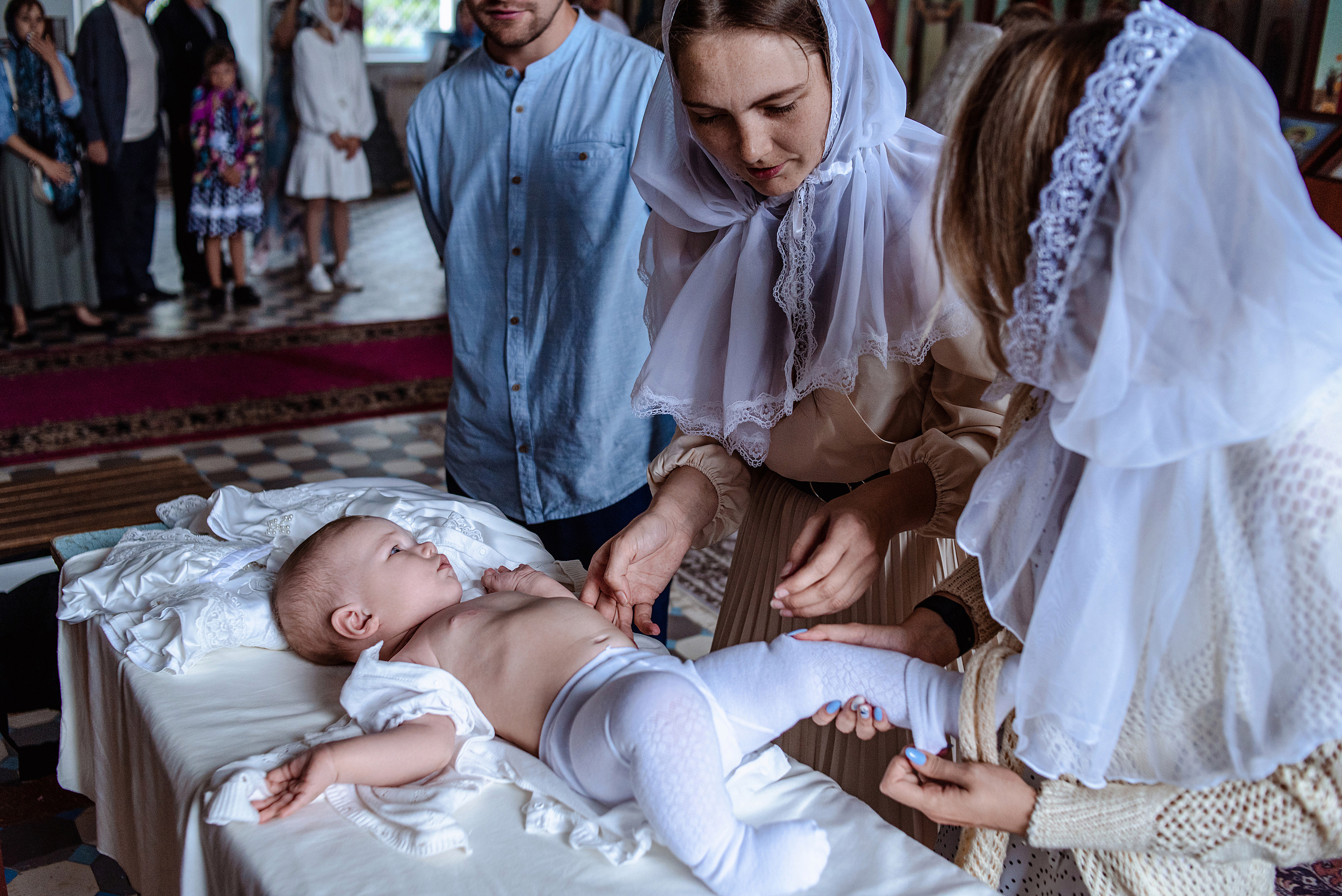 Крещение Ксении (с. Белая Колпь)