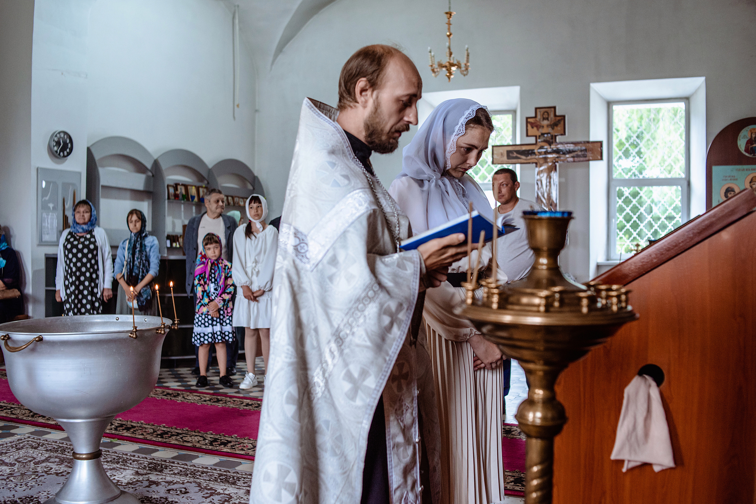 Крещение Ксении (с. Белая Колпь)