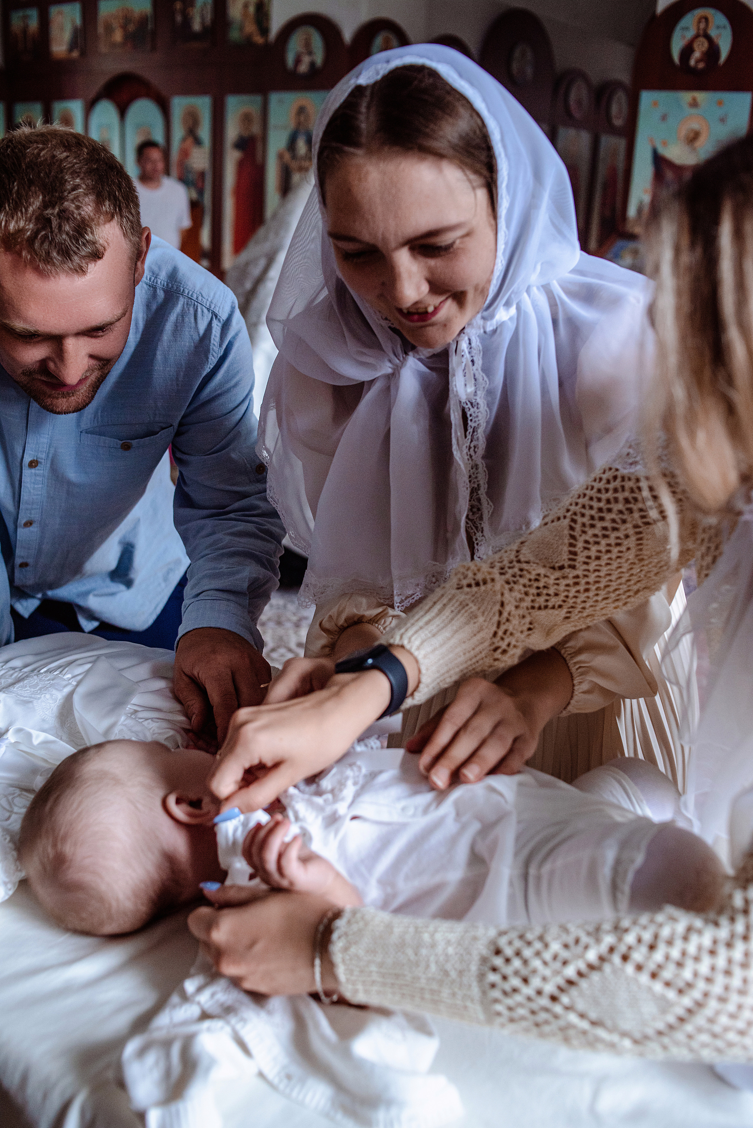 Крещение Ксении (с. Белая Колпь)