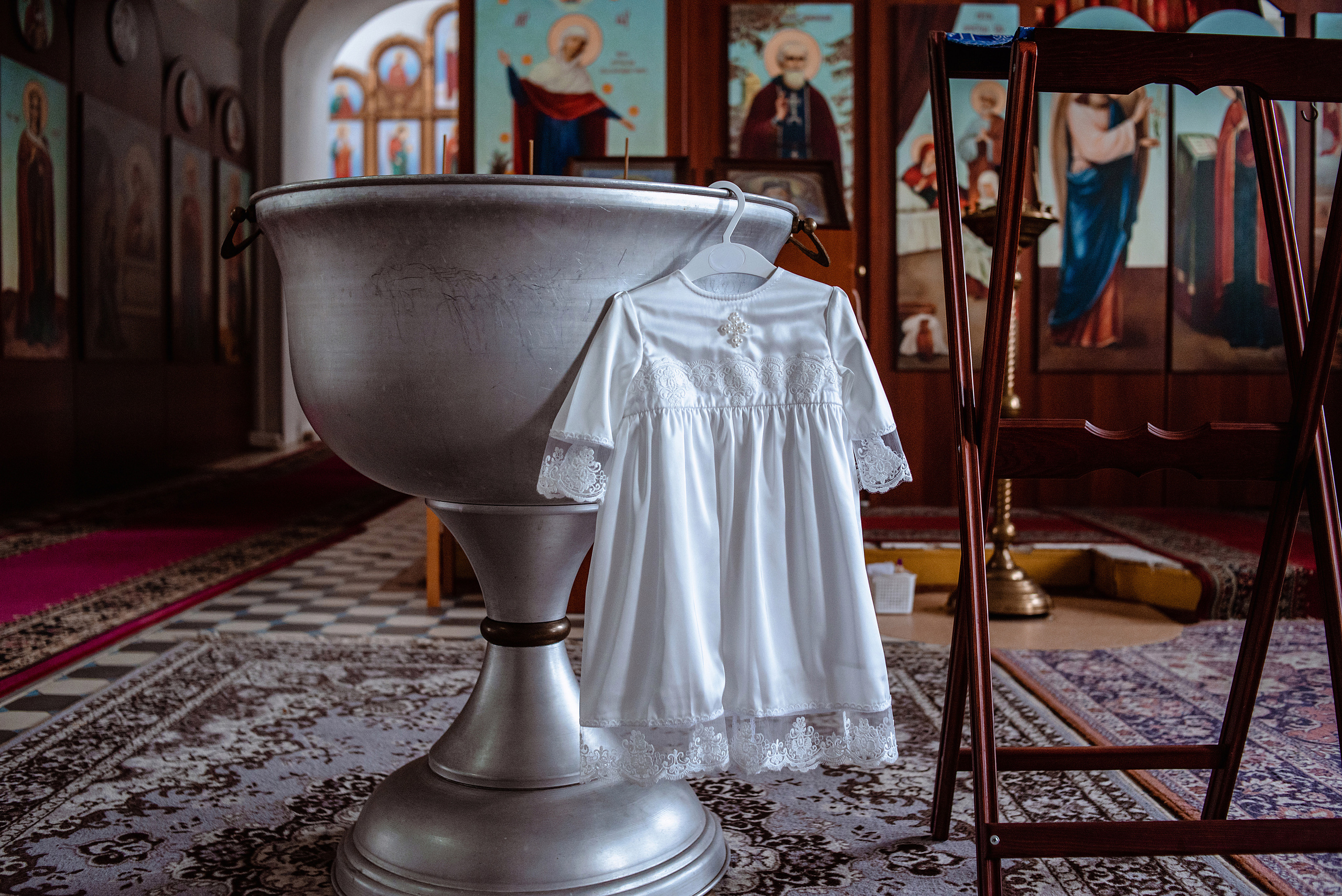 Крещение Ксении (с. Белая Колпь)