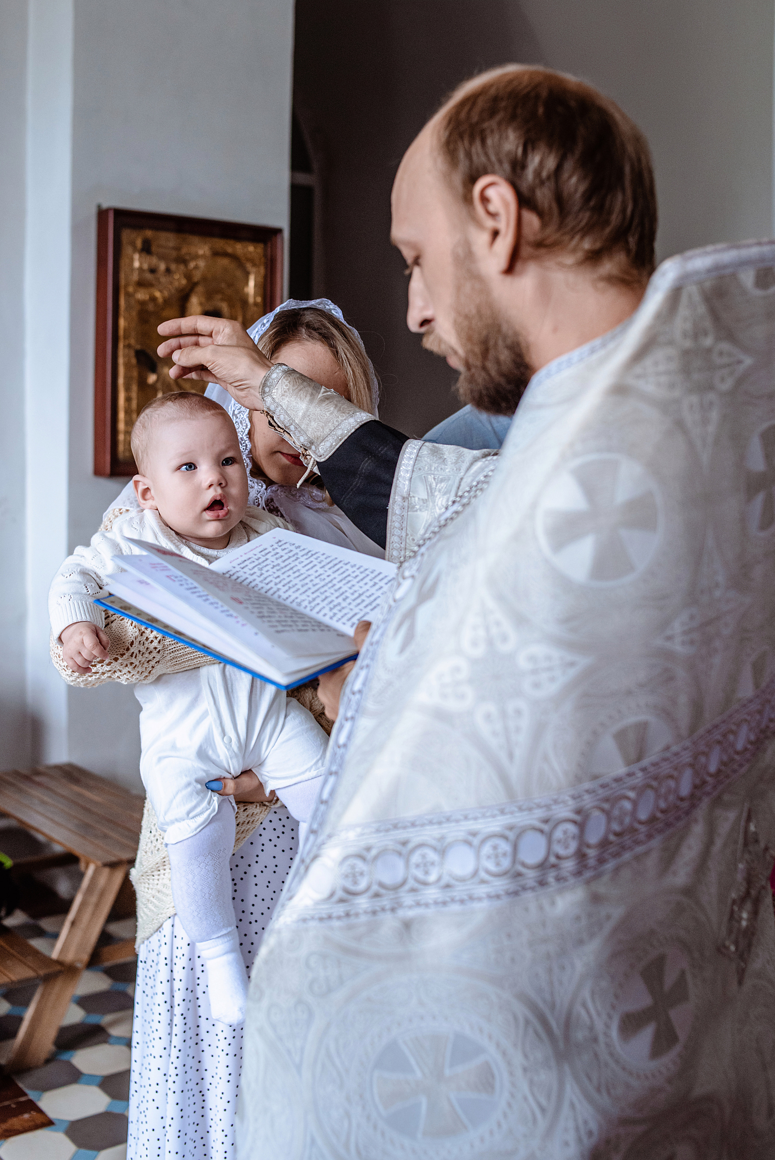 Крещение Ксении (с. Белая Колпь)