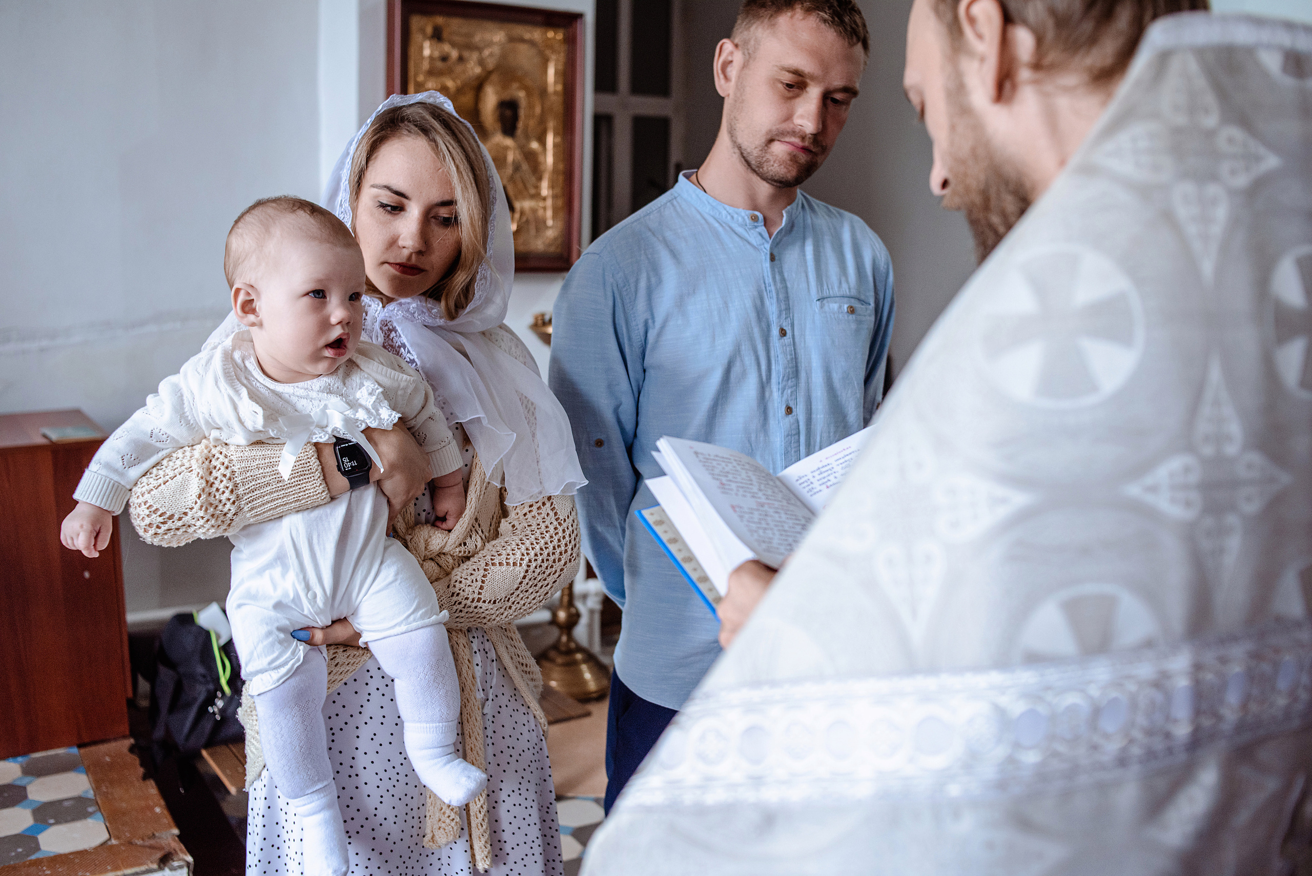 Крещение Ксении (с. Белая Колпь)